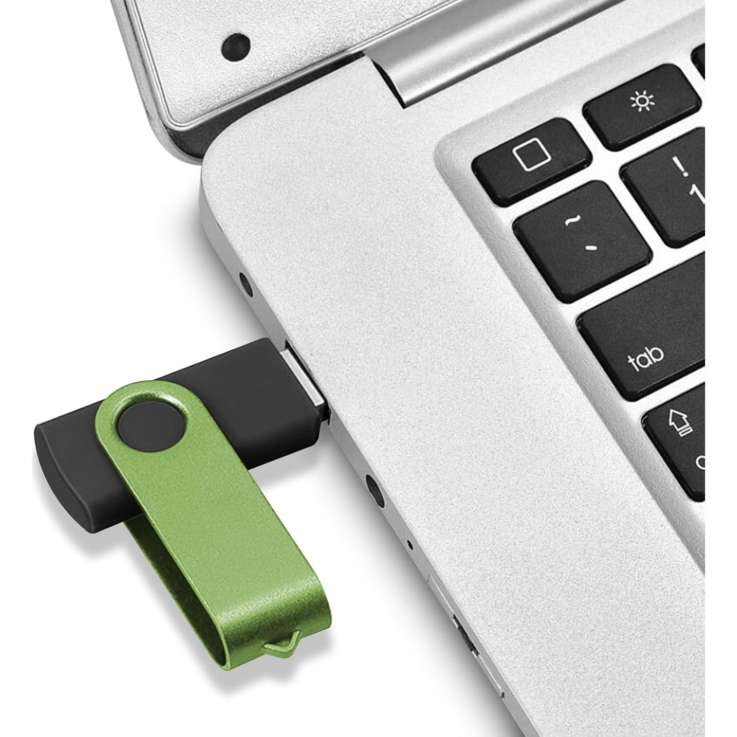 EASTBULL USB 2.0 Unidad Flash 128MB 20 Pack Multicolor