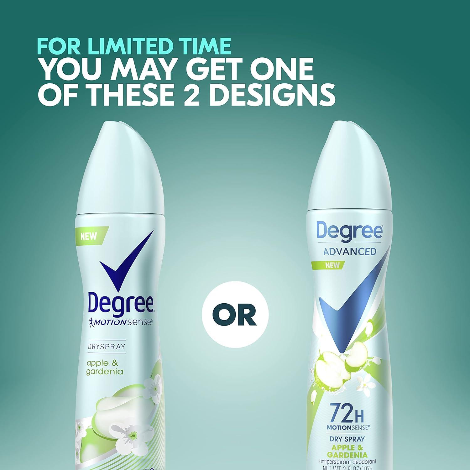 Desodorante Antitranspirante Degree 72h Manzana y Gardenia 3x107g