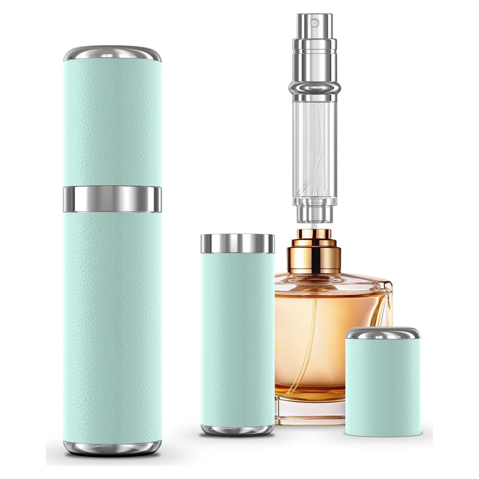 Atomizador de Perfume Refillable WXS-CHALL 5ml Cuero Verde