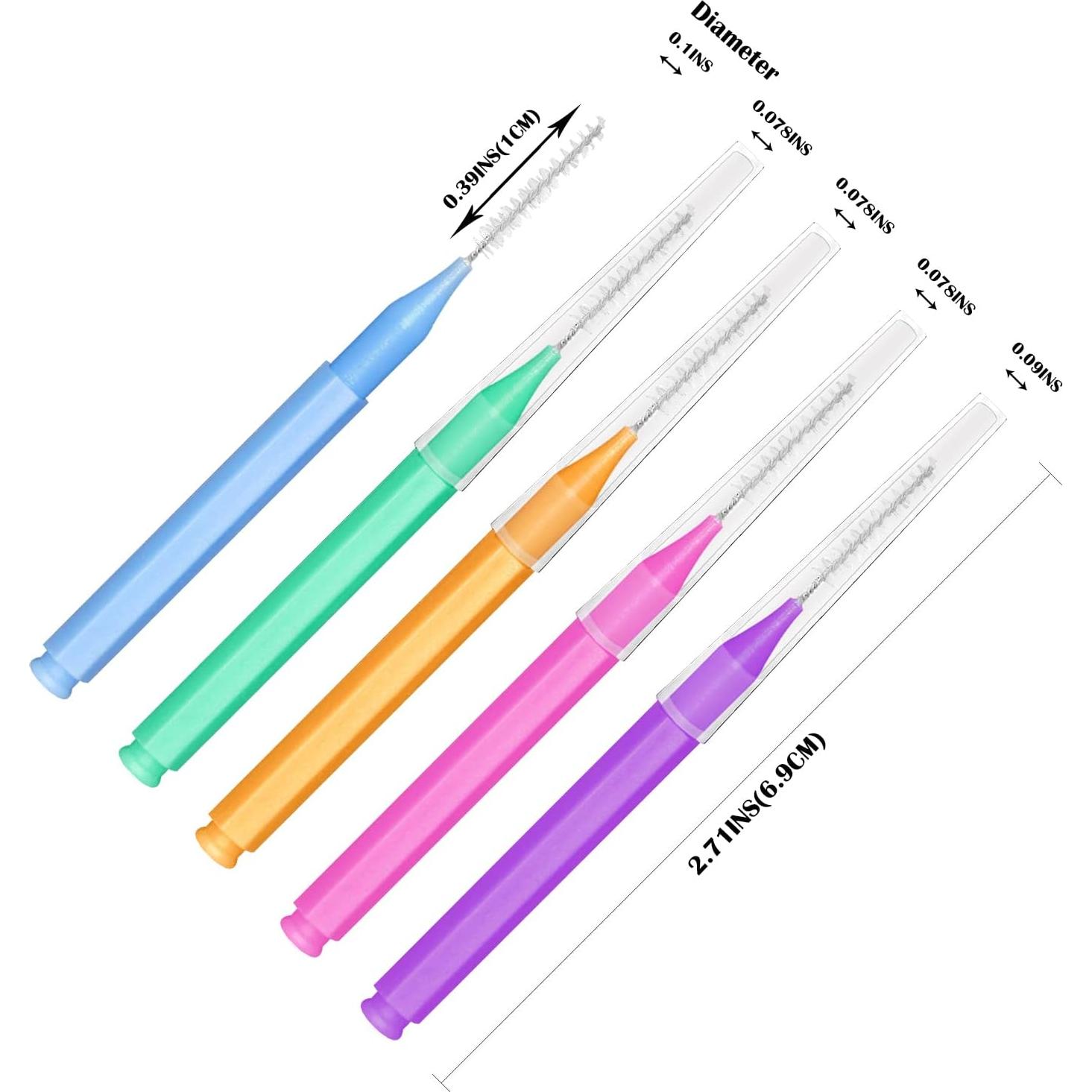 Cepillo Interdental EasyHonor 50 Piezas 5 Colores Higiene Oral