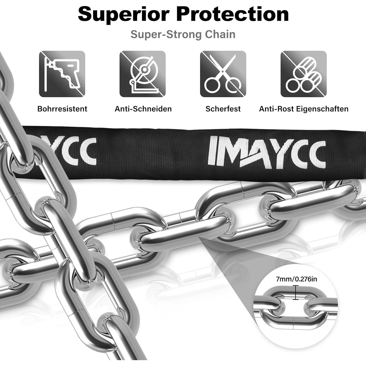 Candado Antirrobo IMAYCC para Scooter 94 cm Resistente