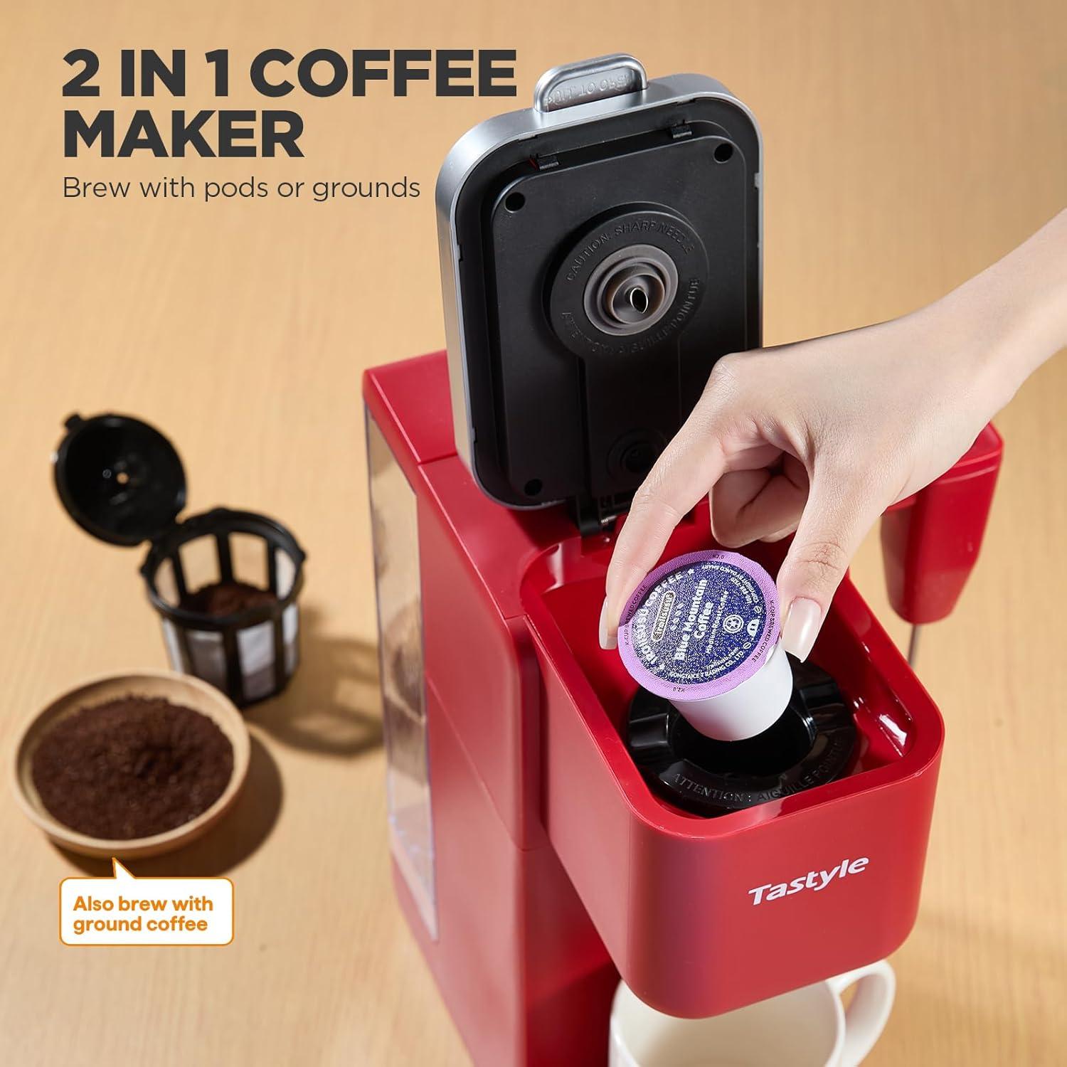 Máquina de café Tastyle K330MF con espumador de leche 2.2kg