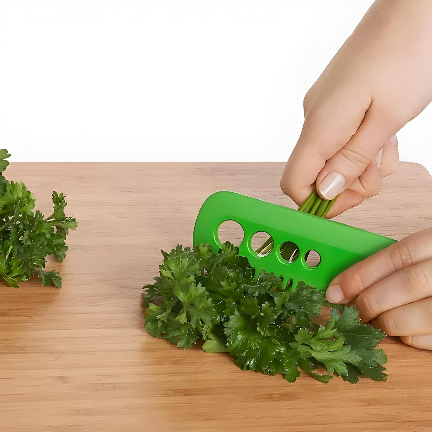 Deshojador de Hierbas SPRINT4DEALS - Mango Ergonómico Verde