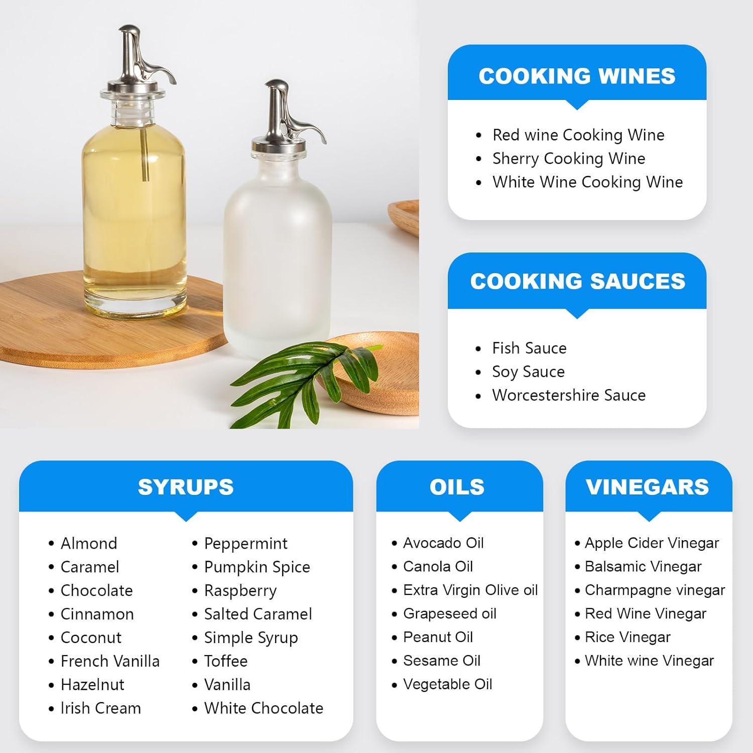 Vertedores de Botellas de Licor Lu-lupour 3 en 1 con Sellado Automático