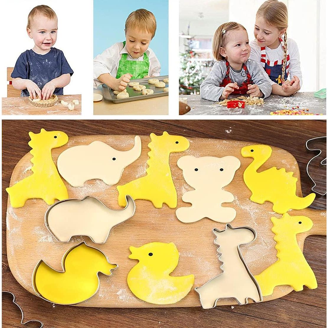 Juego de Cortadores de Galletas de Animales FACATH - 12 Piezas