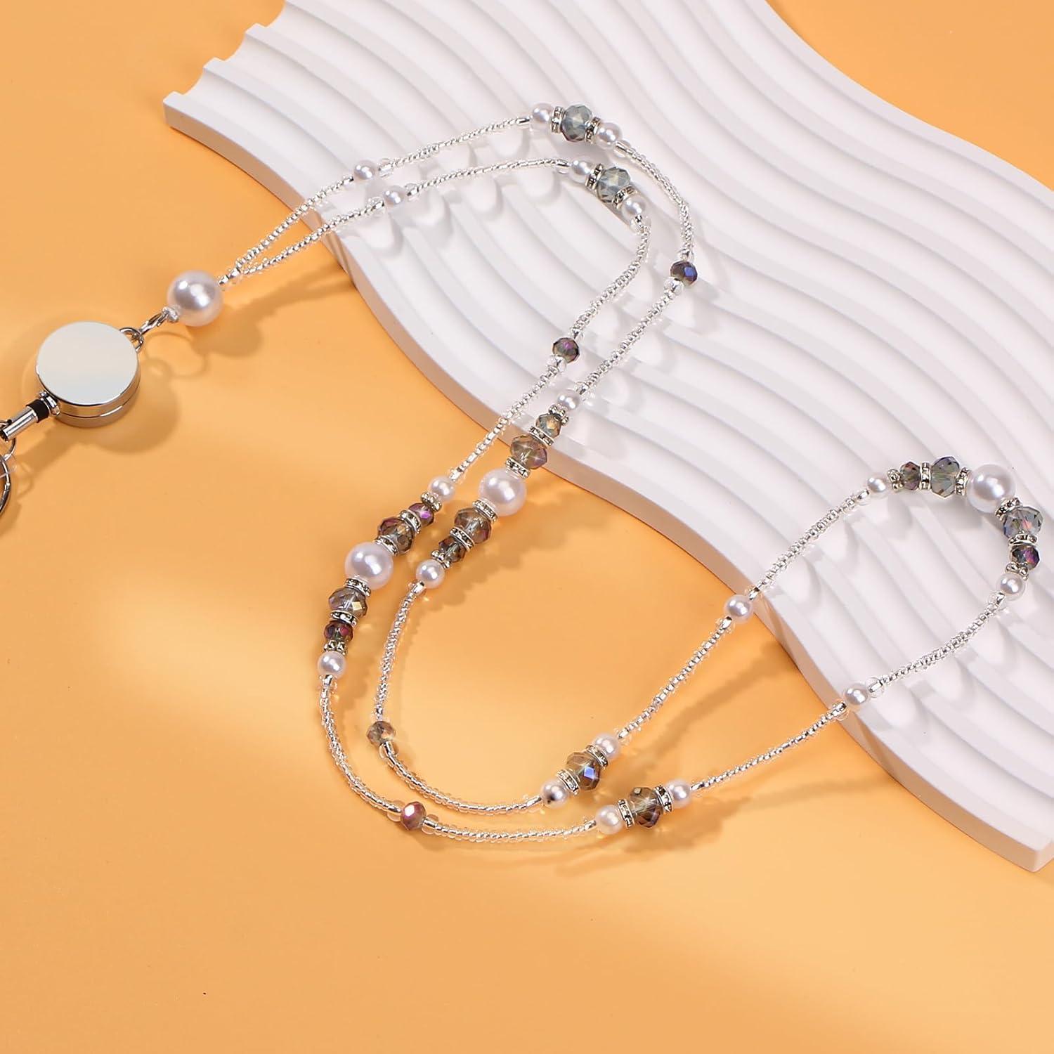 Cinta Retráctil para Identificación Poaivel con Perlas y Cristales