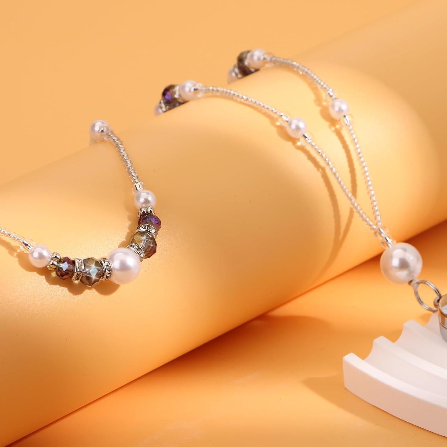 Cinta Retráctil para Identificación Poaivel con Perlas y Cristales