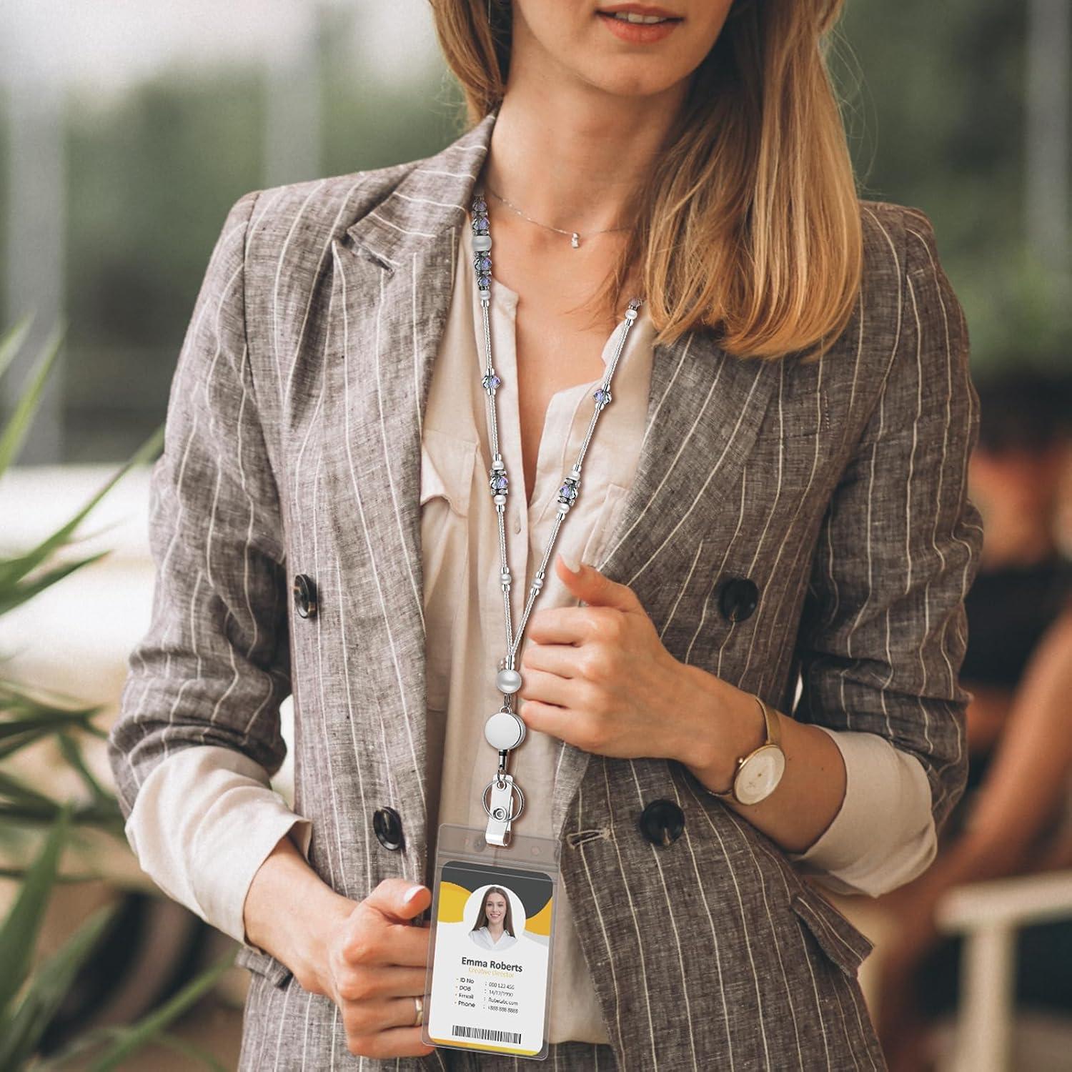 Cinta Retráctil para Identificación Poaivel con Perlas y Cristales