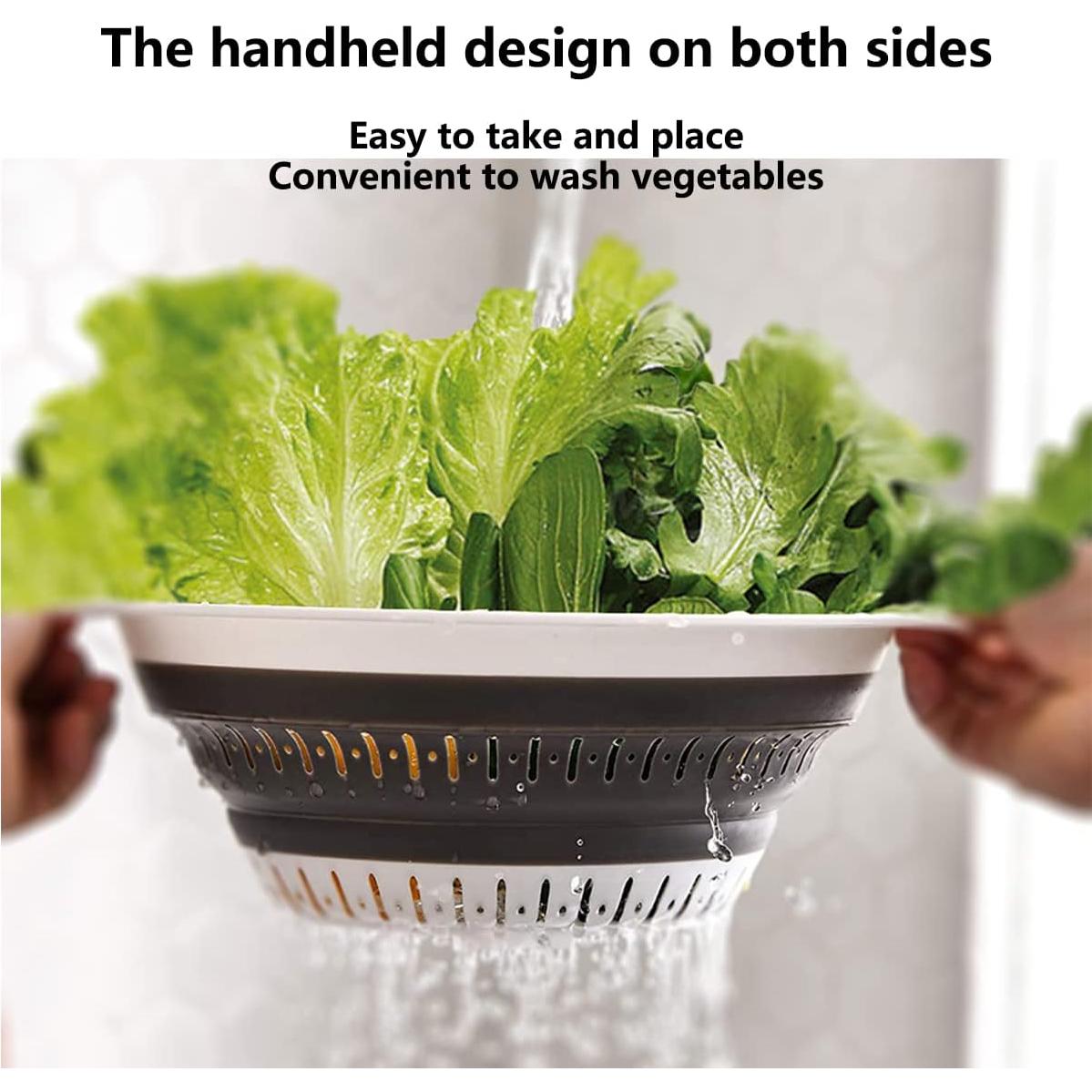 Colador y escurridor plegable LogFaadCoi 1.3L y 2.1L