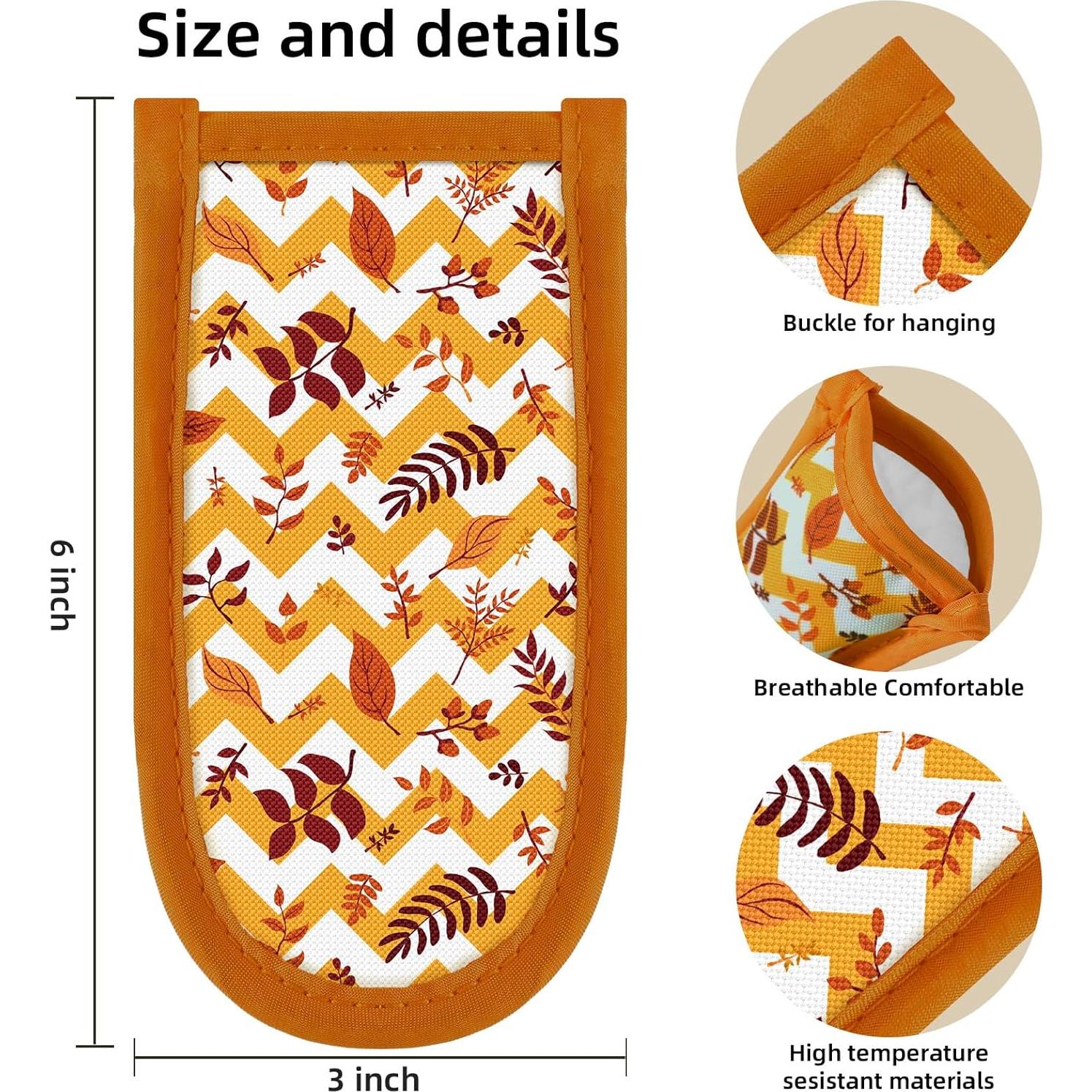 Patelai 8 Fundas para Mangos de Sartén Hierro Fundido Multicolor