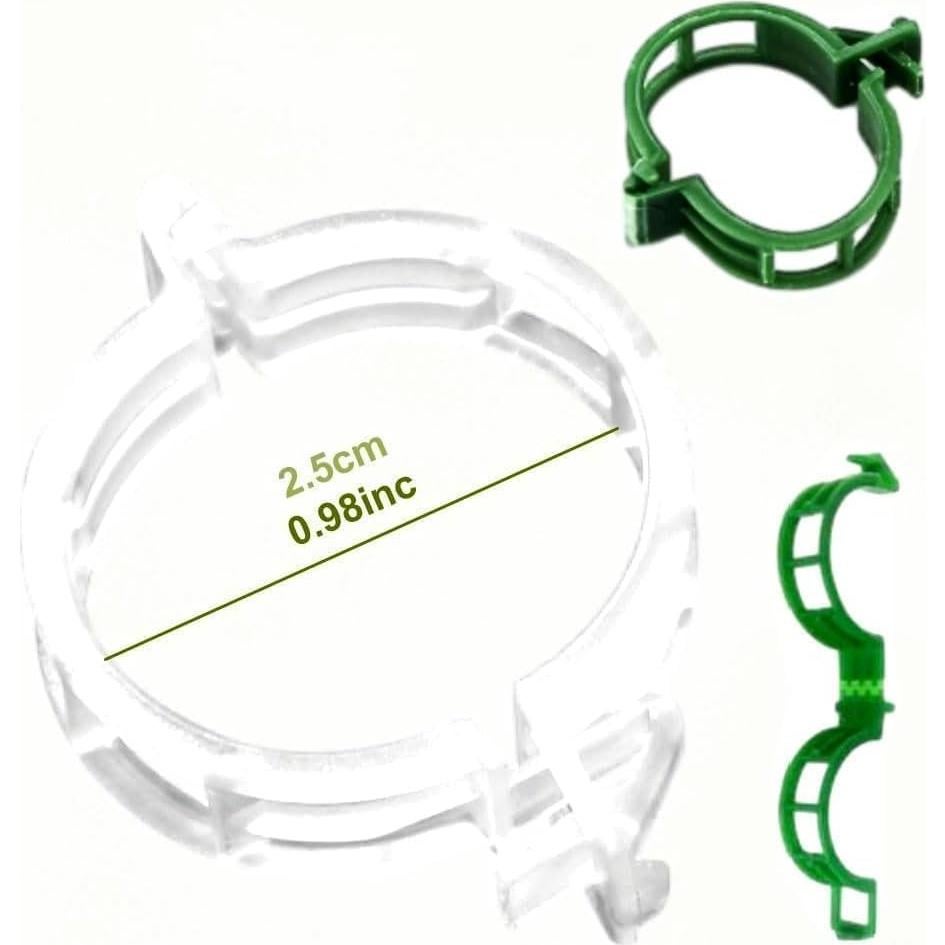 Clips de Soporte para Plantas Trepadoras Kerrtoa - 50 Unidades