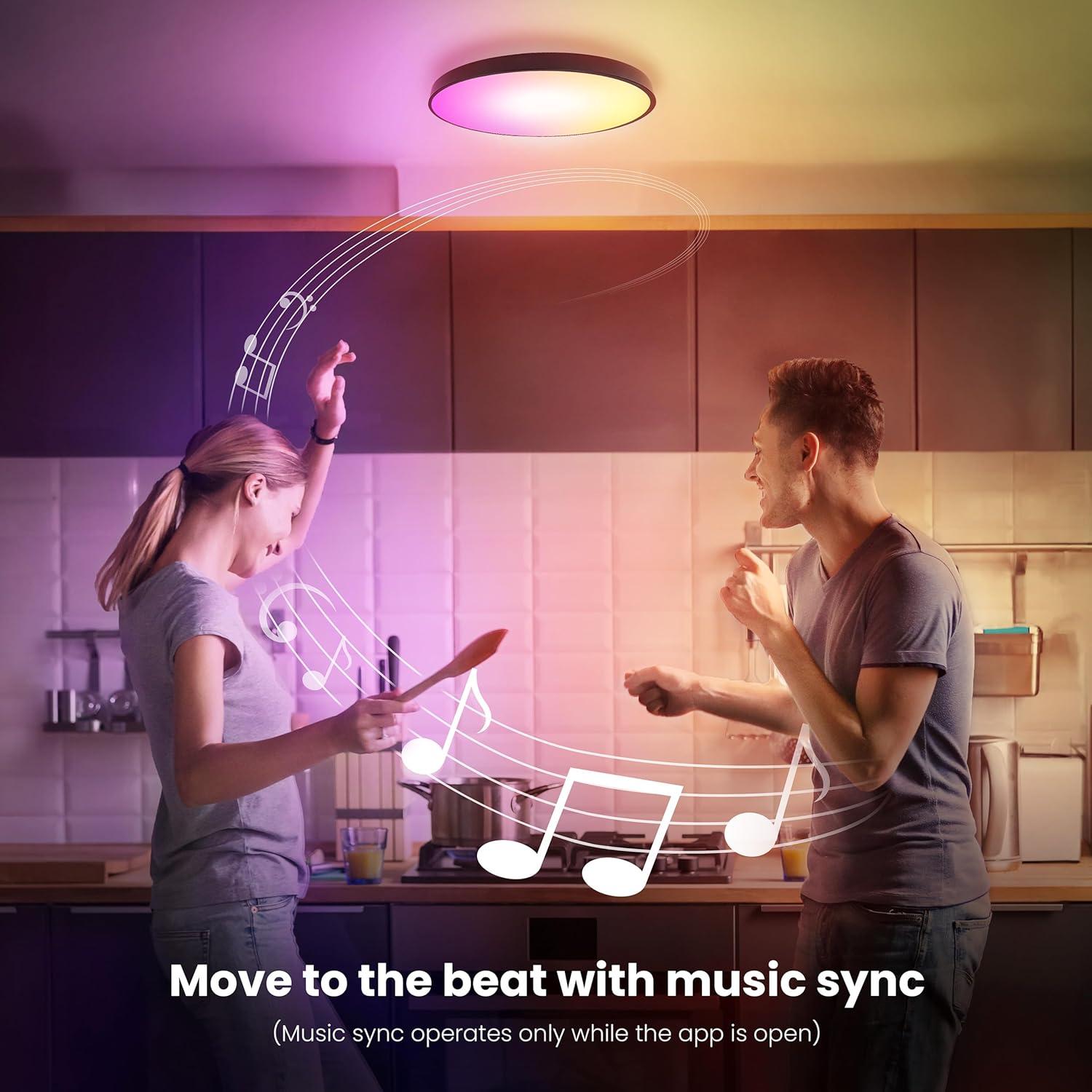 Luz de Techo Inteligente Feit Electric 30W RGBW 38,1 cm