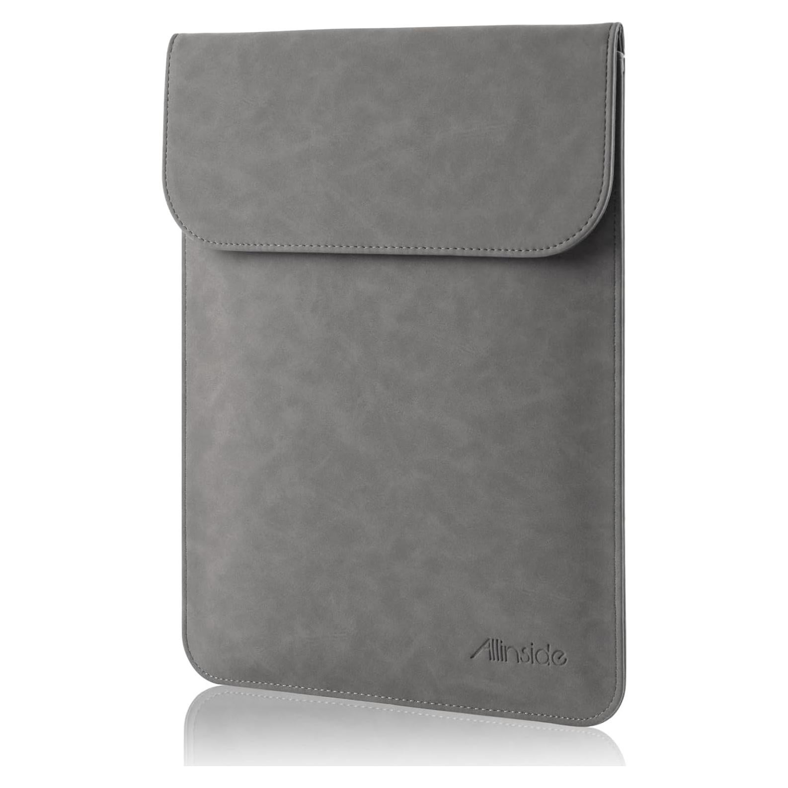 Funda para Laptop Allinside 13" Cuero Sintético Gris