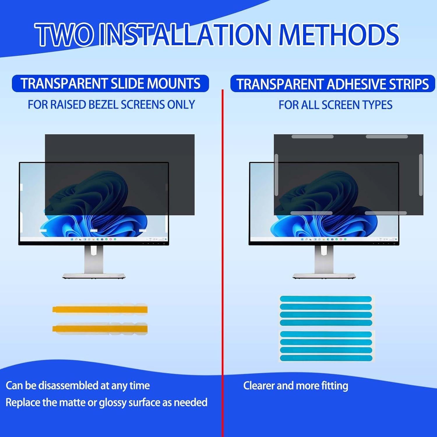 Pantalla de Privacidad 16 Pulgadas Ceydebne Antirreflejo