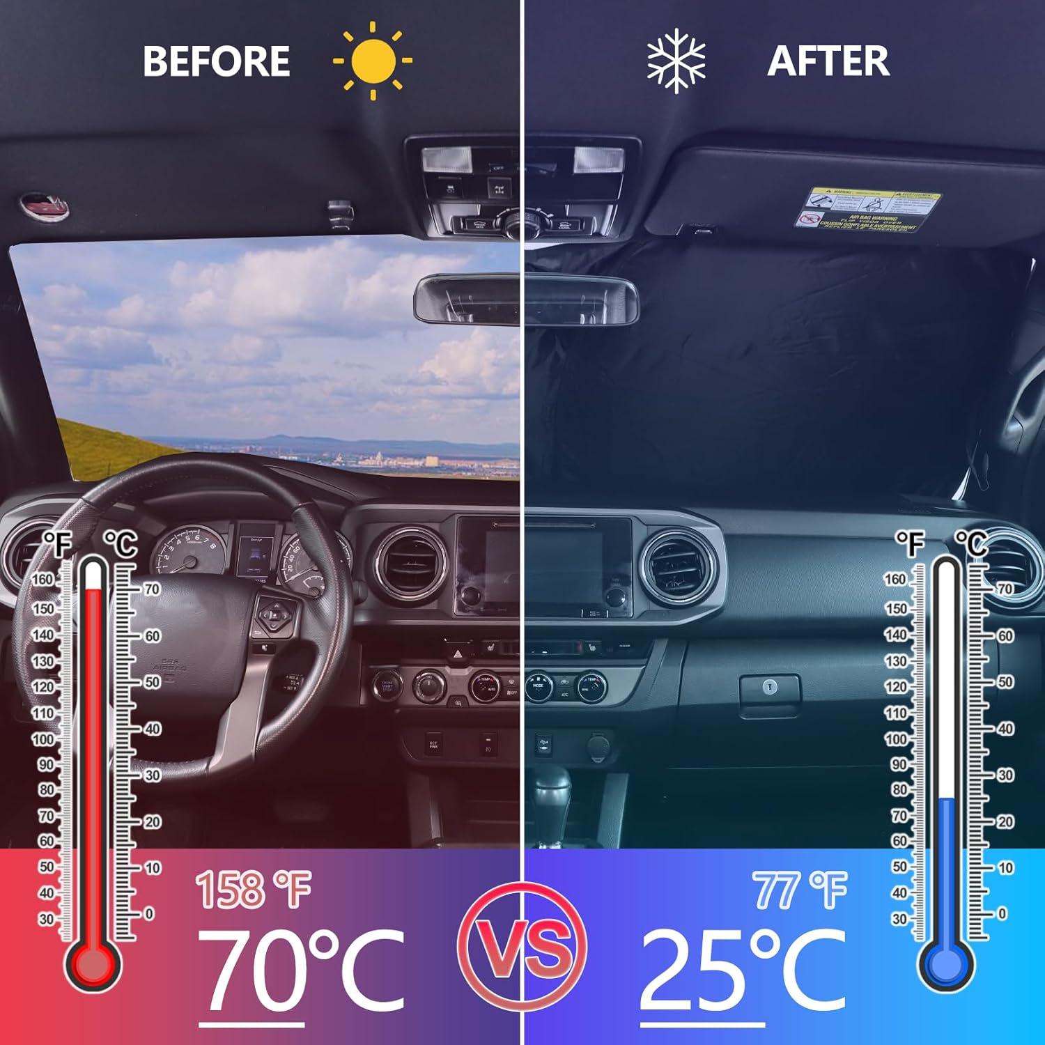 Protector Solar Parabrisas Toyota Tacoma 2006-2024 Qiosreui