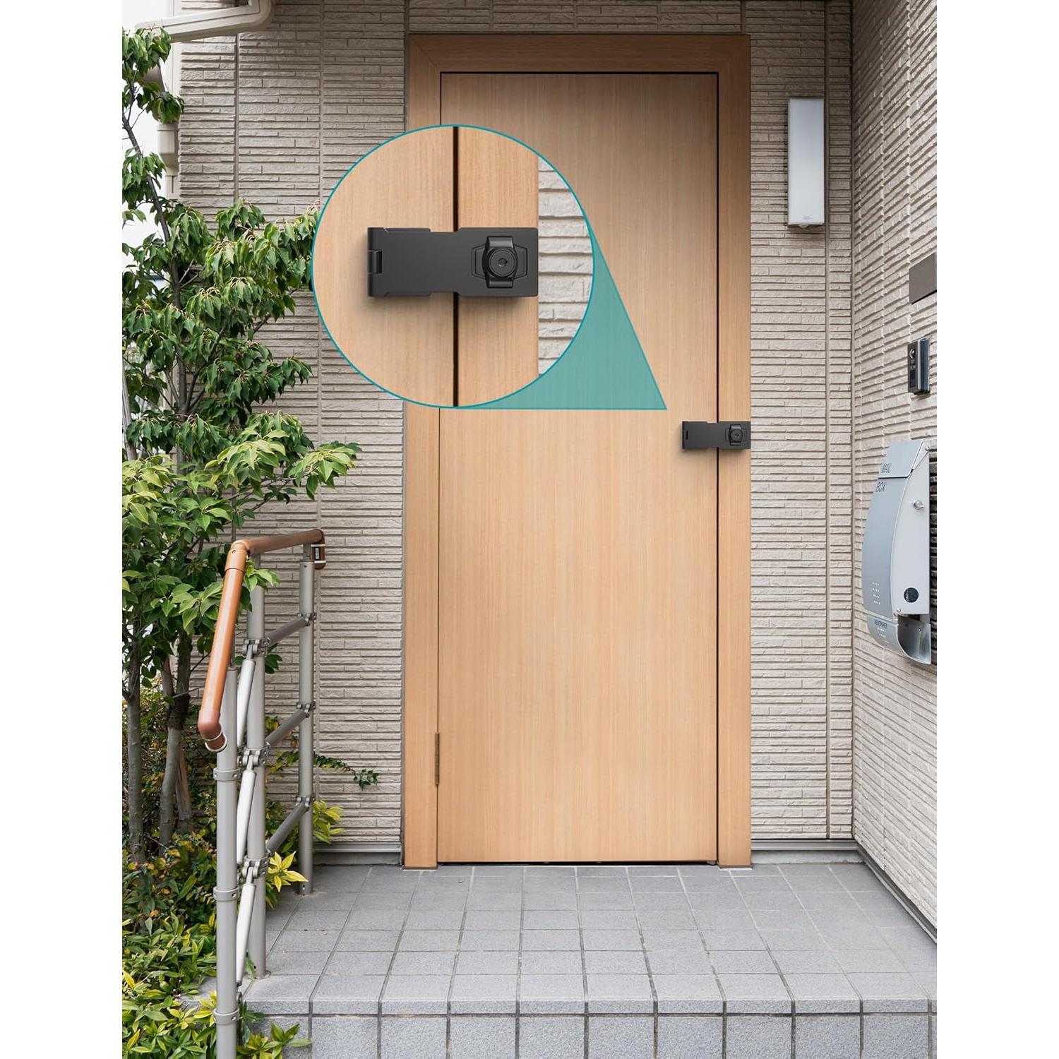 Cerradura de Hasp con Llave I-EASYDWW 6.35 cm - 2 Paquetes