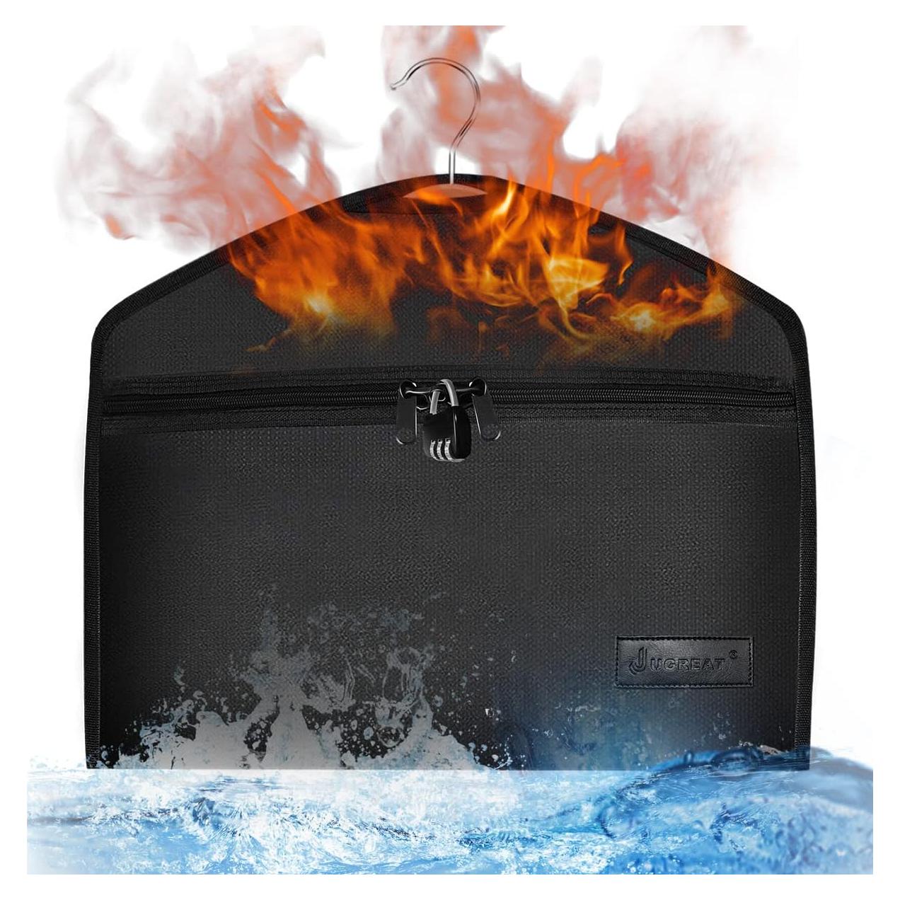 Bolsa de Seguridad JUGREAT a Prueba de Fuego y Agua - 1 Paquete