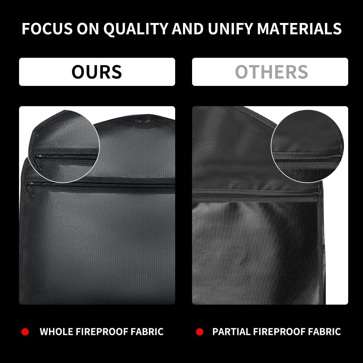 Bolsa de Seguridad JUGREAT a Prueba de Fuego y Agua - 1 Paquete