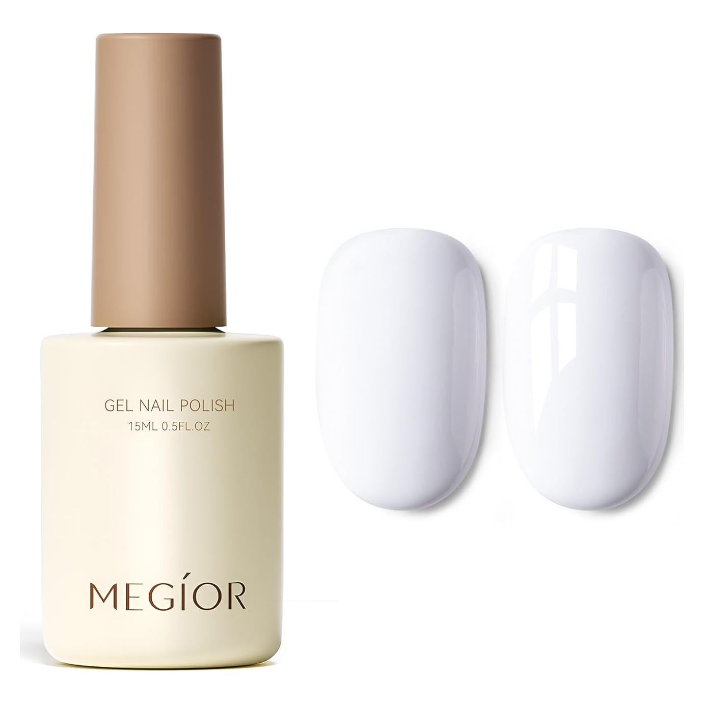 Esmalte de Uñas en Gel MEGIOR Blanco Antiguo 15ml UV