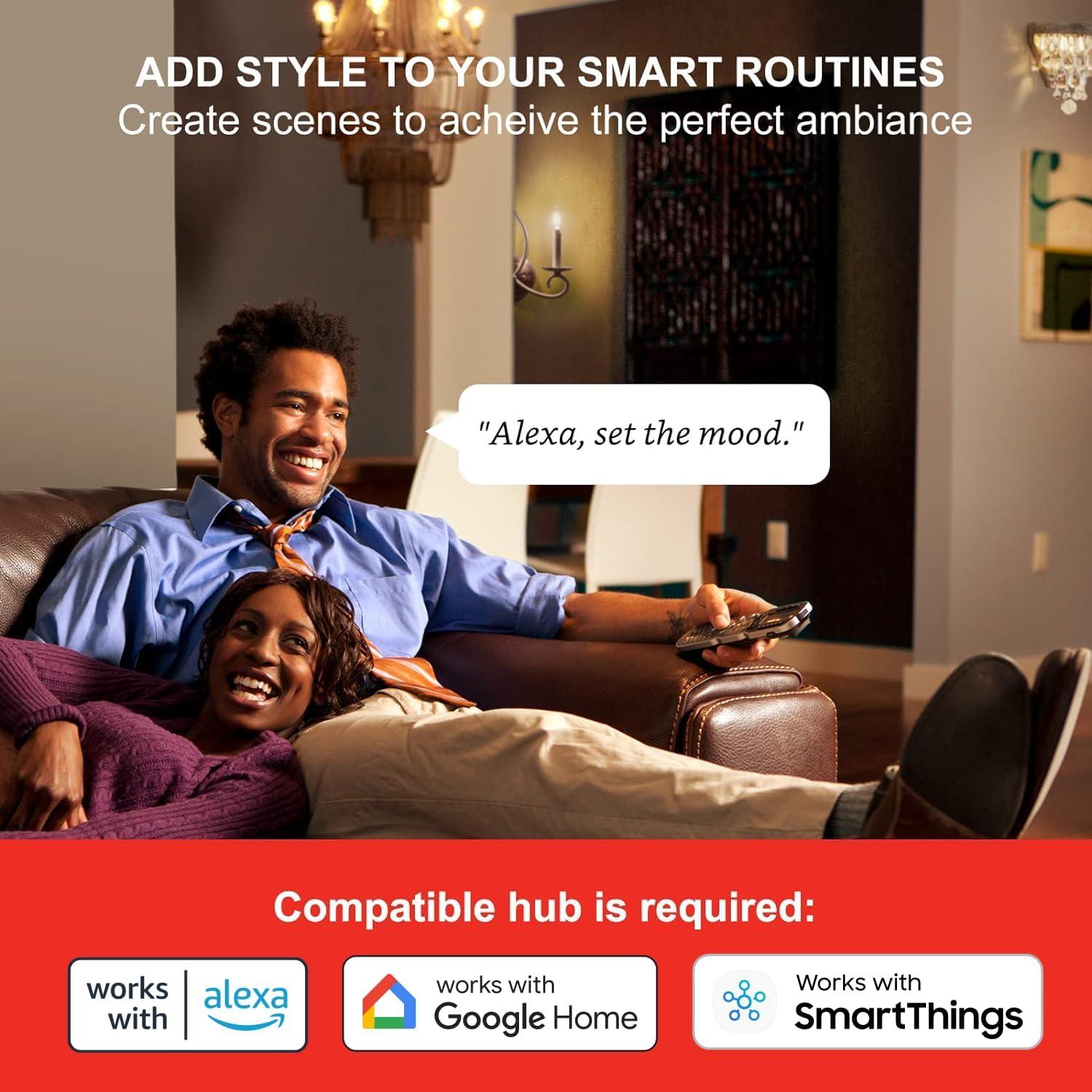 Bombillas Inteligentes Sengled B11 LED 5W 450 Lúmenes Paquete de 2