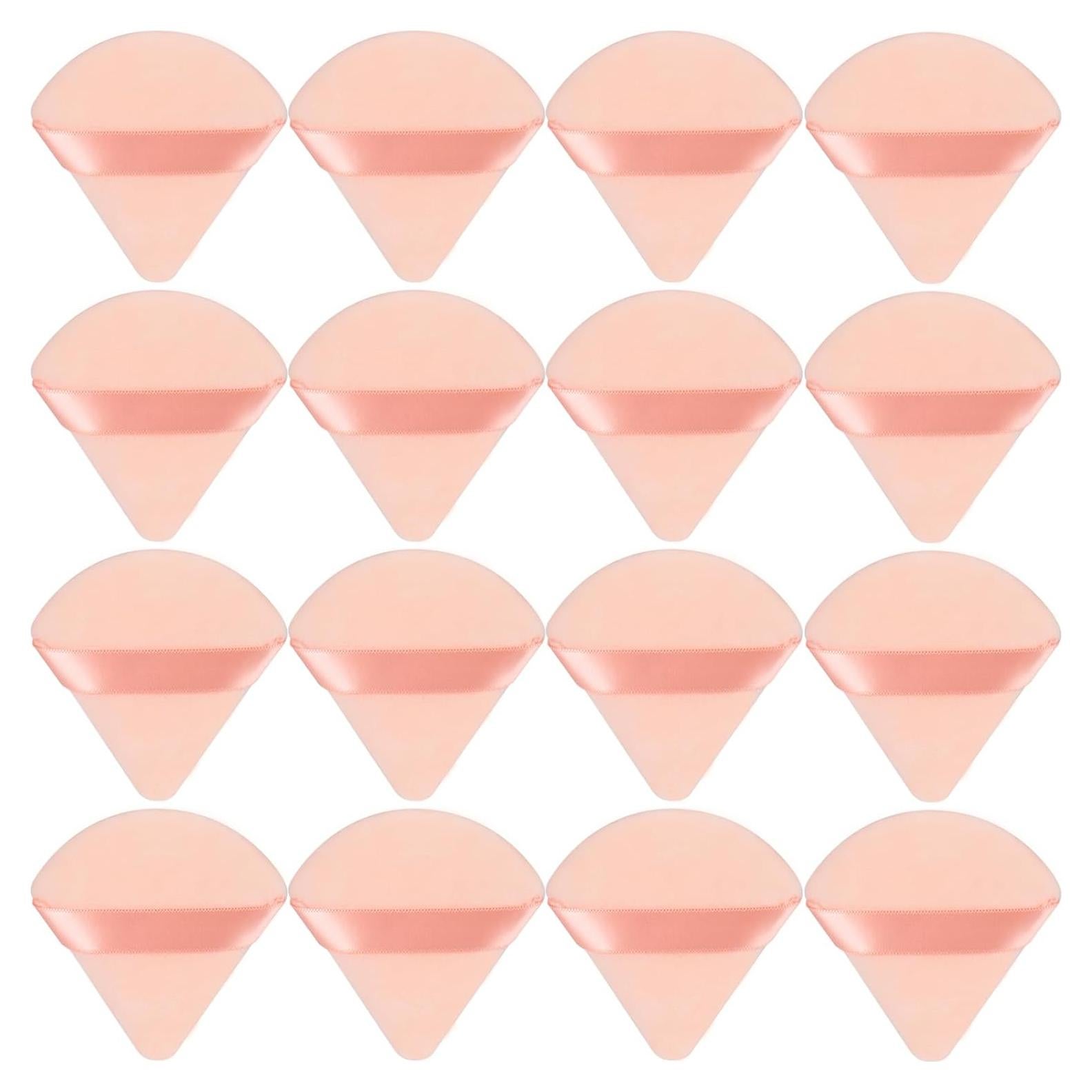Esponja de Maquillaje Triangular JOLY 16 Pcs Beige - Aplicación Precisa