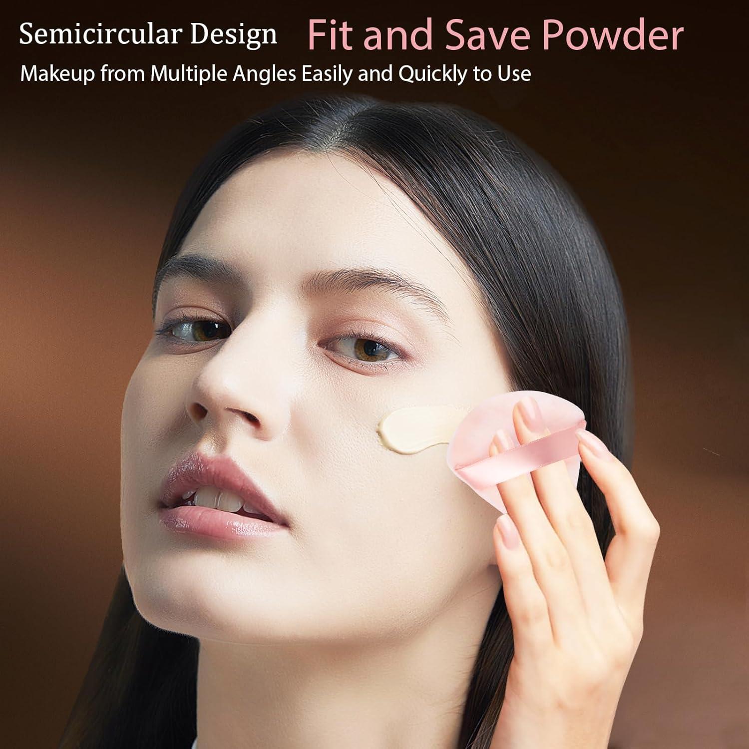 Esponja de Maquillaje Triangular JOLY 16 Pcs Beige - Aplicación Precisa