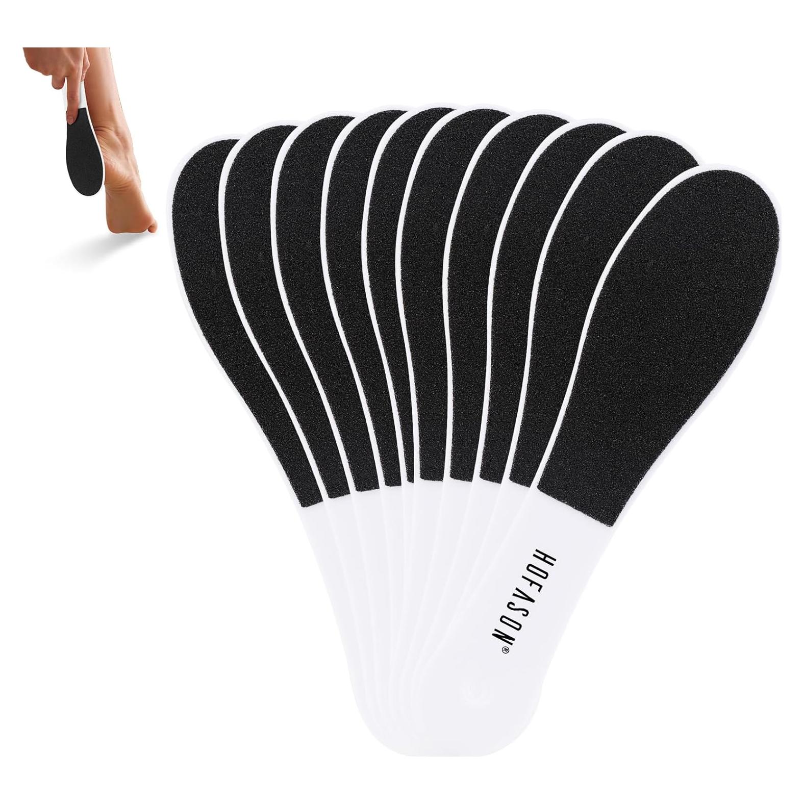 Lima de Pies HOFASON 10 Piezas Exfoliador Profesional Doble Cara