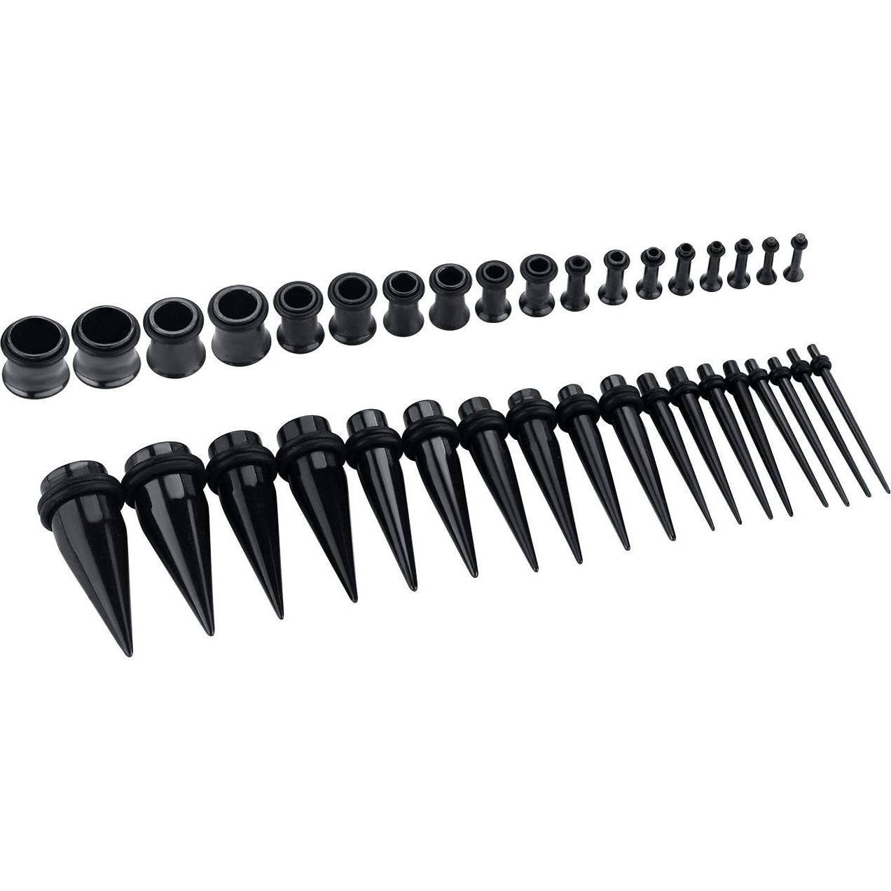 Kit de Estiramiento de Orejas 36PC Acero Inoxidable 14-00G