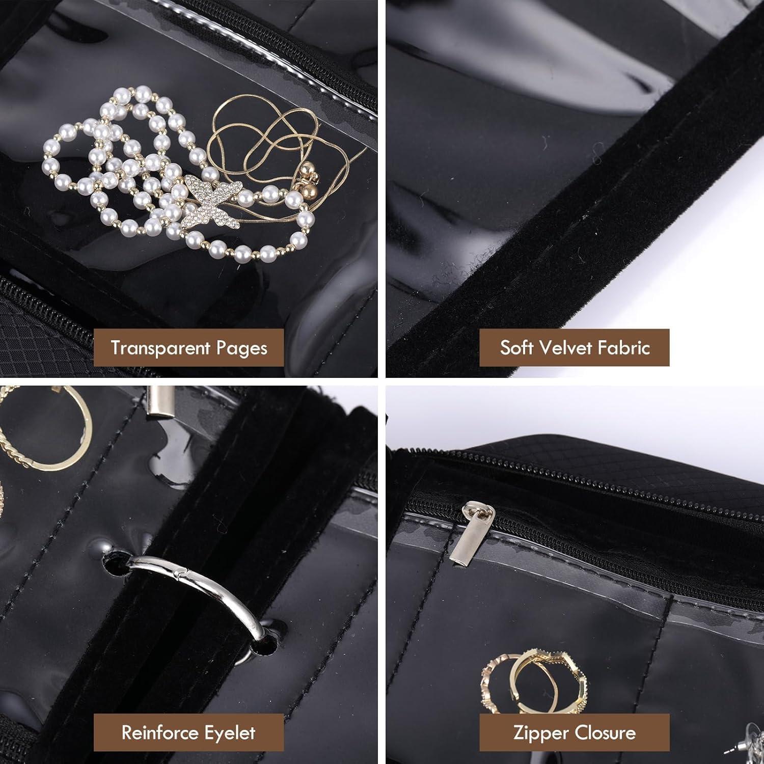 Caja de Joyería GSXRB Plegable Impermeable 36 Compartimentos