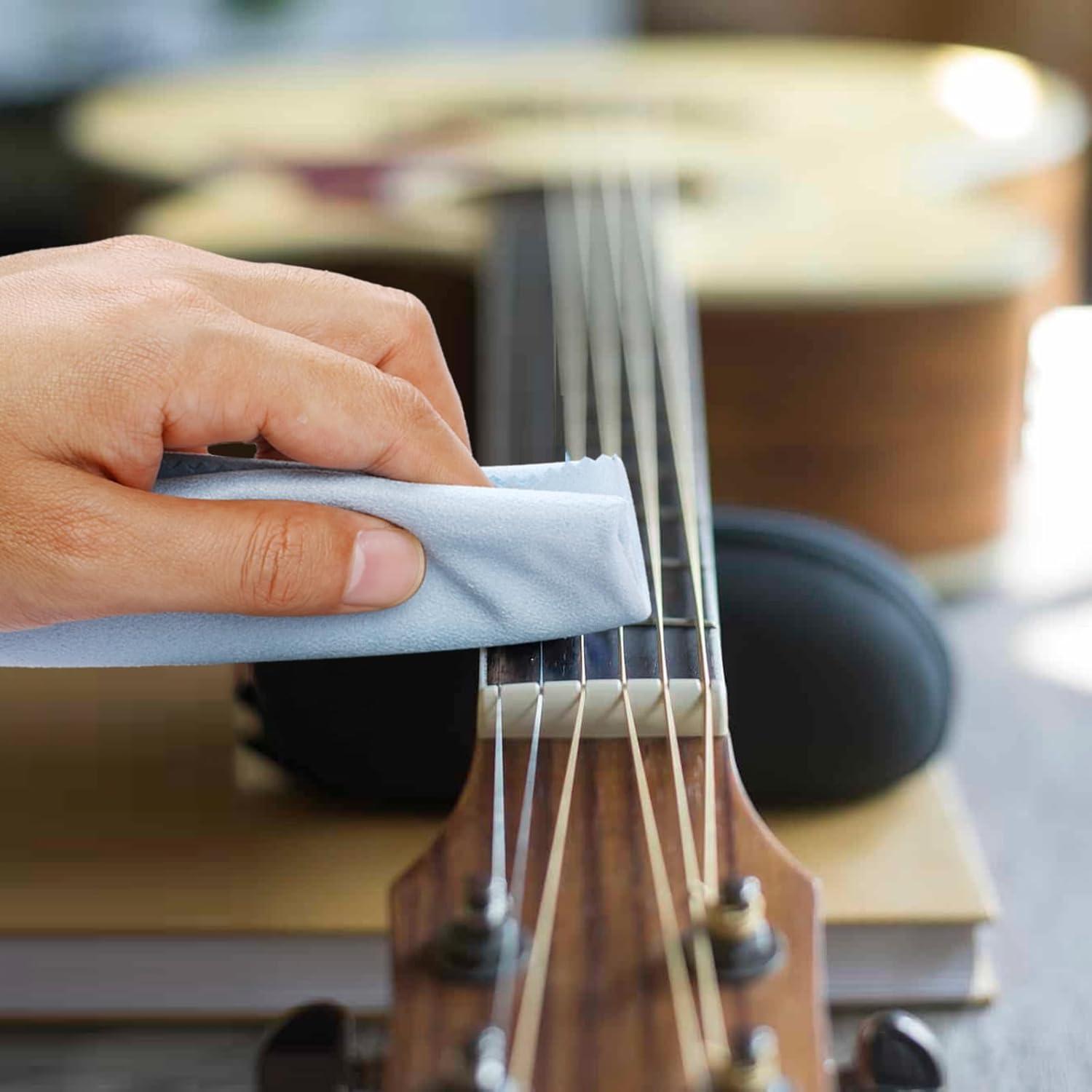 Paños de Limpieza de Microfibra 3 Pcs 30x30cm para Instrumentos