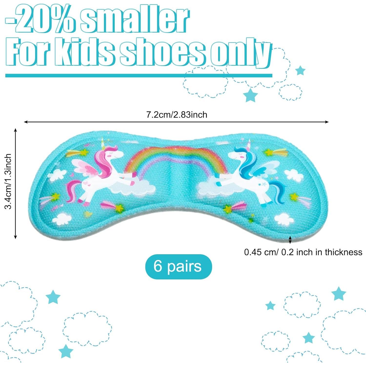 Geyoga 12 Piezas Inserciones para Zapatos Niños Estilo Unicornio