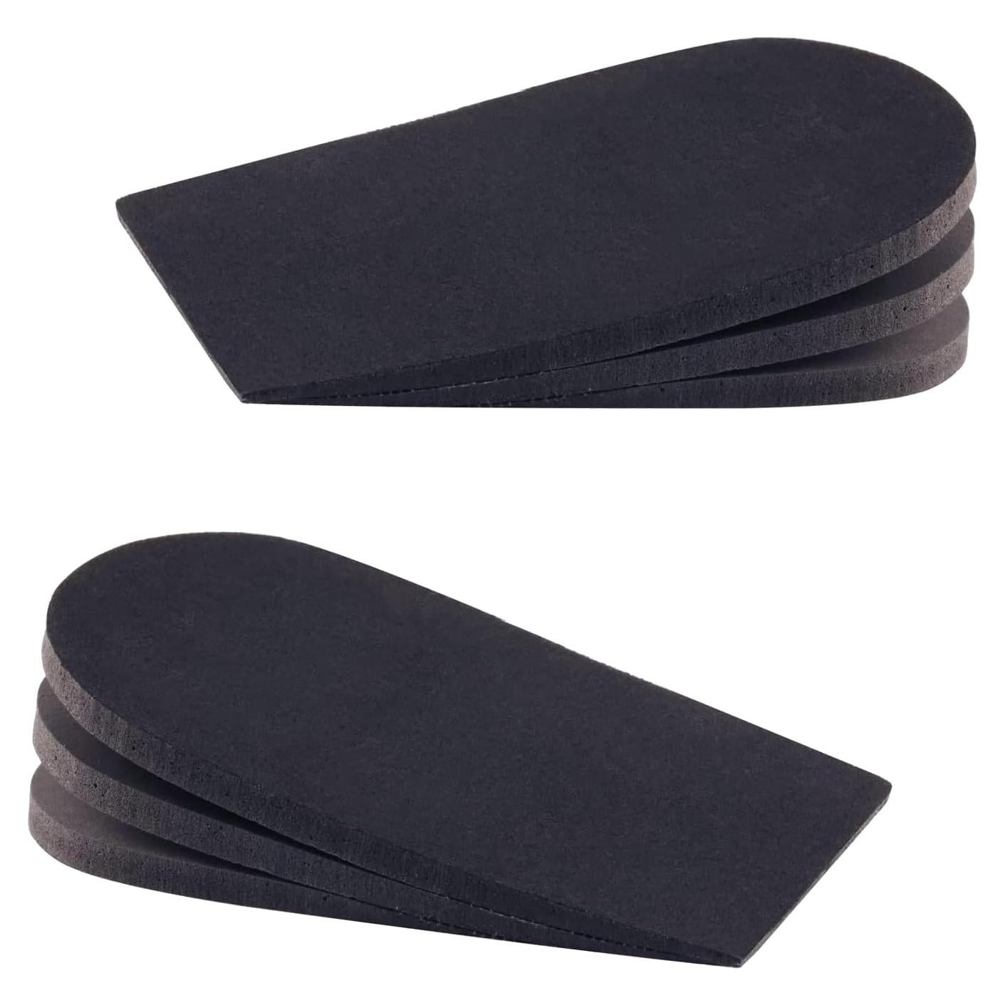 Elevadores de Talón Ajustables SIIHEA - 1/4" (0.64 cm) - Negro