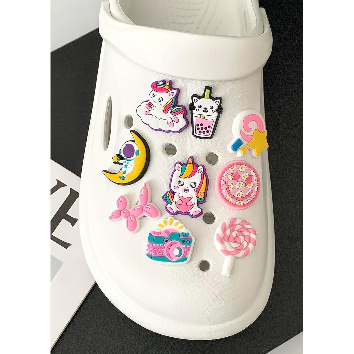 Encantos Brillantes para Zapatos Niñas - 30 Piezas de Resina