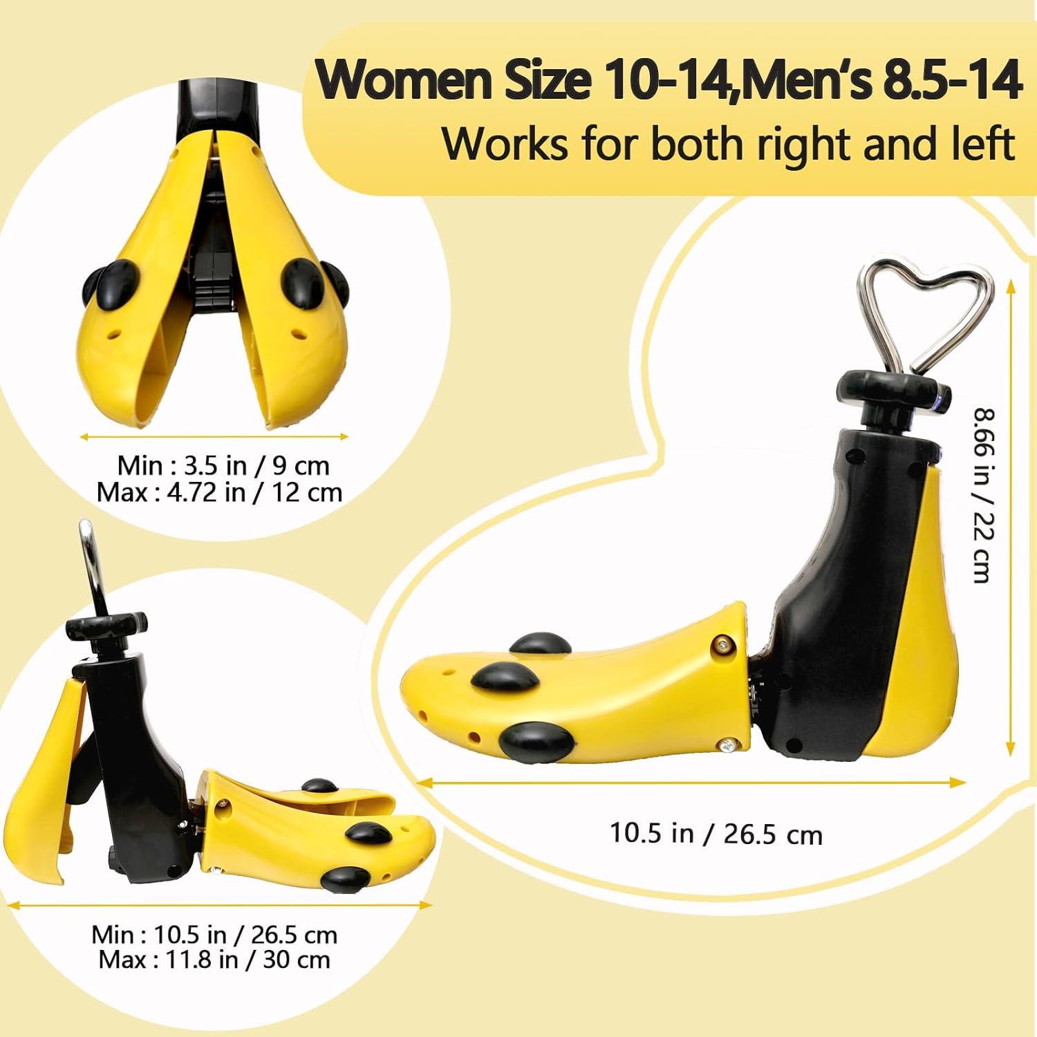 Estirador de Zapatos YUYJME Ajustable para Hombres y Mujeres