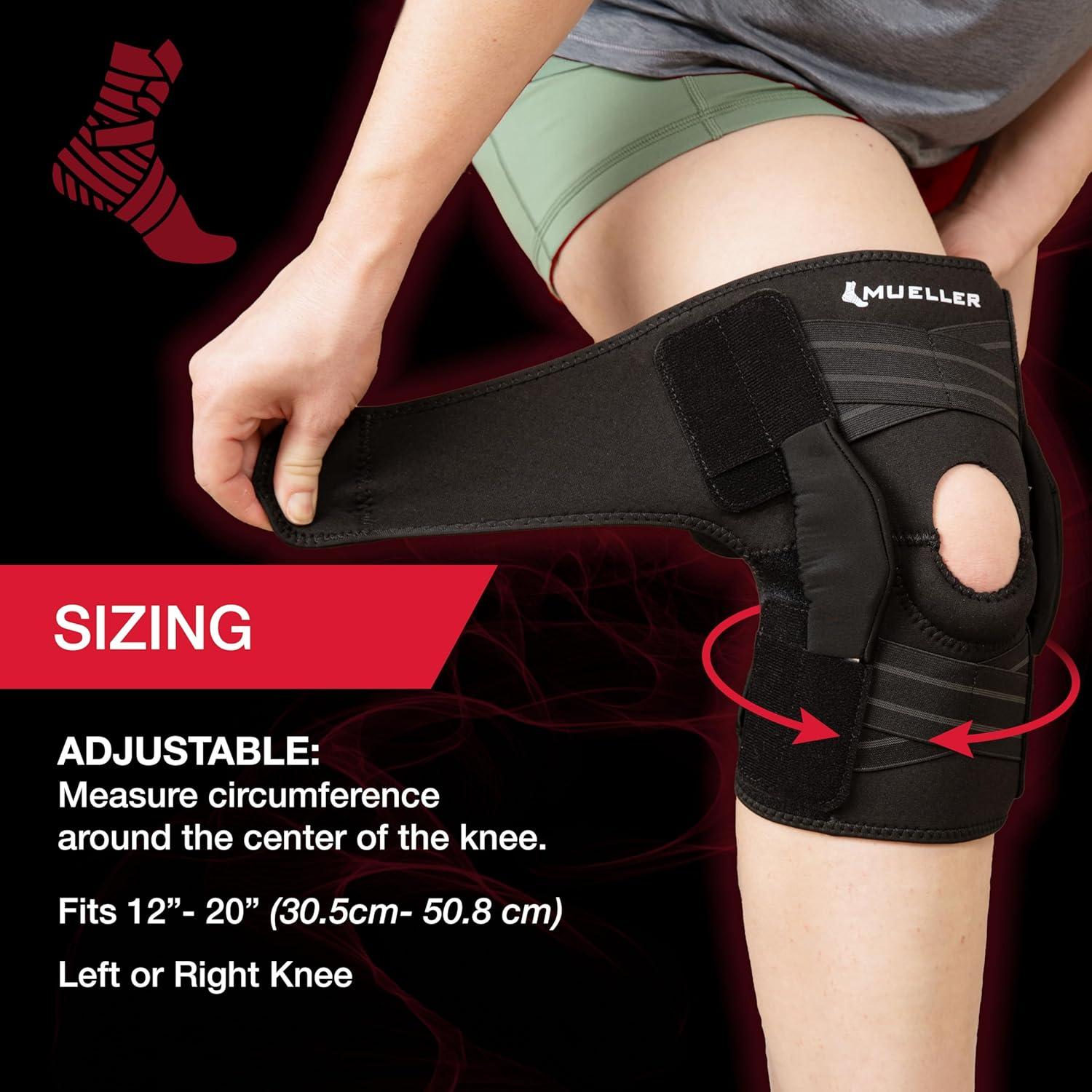 Férula de Rodilla Ajustable Mueller con Bisagras Unisex