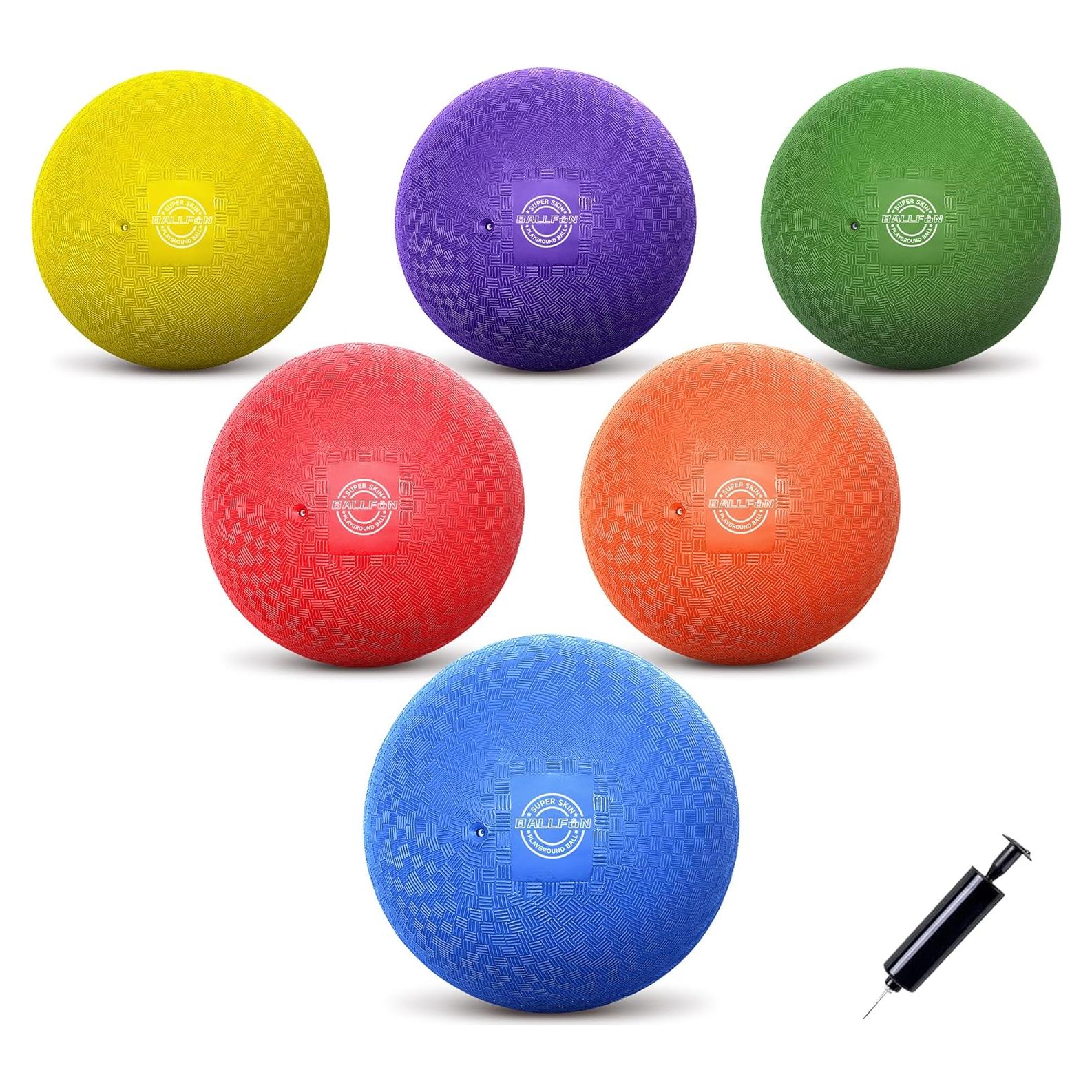 Pelotas de Dodgeball BallFUN 5" para Niños y Adultos - 6 Piezas