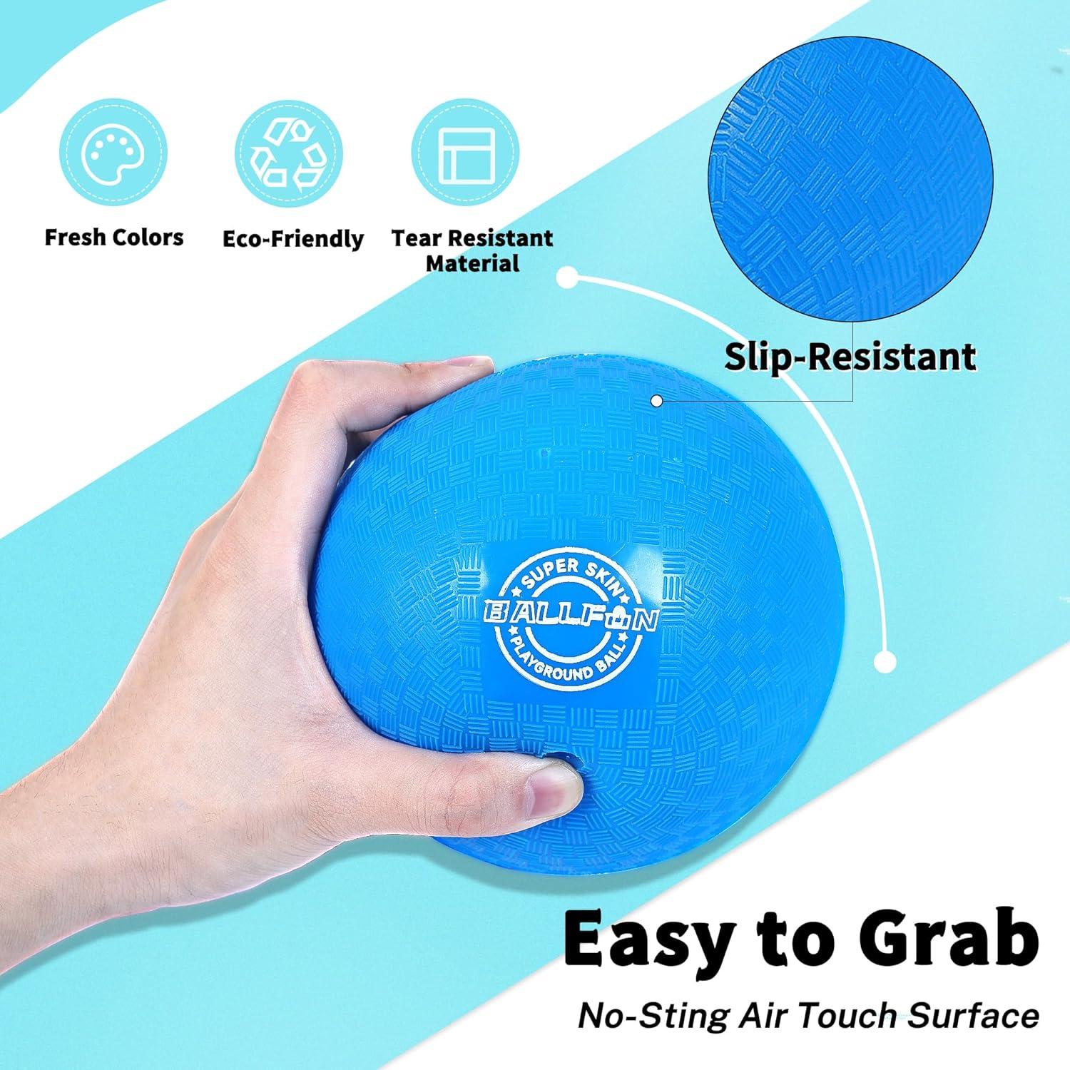 Pelotas de Dodgeball BallFUN 5" para Niños y Adultos - 6 Piezas