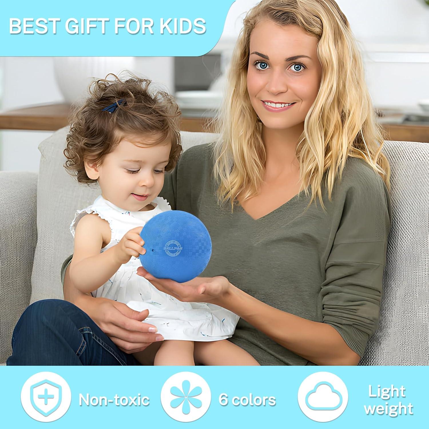 Pelotas de Dodgeball BallFUN 5" para Niños y Adultos - 6 Piezas