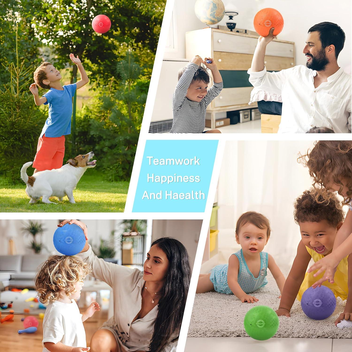 Pelotas de Dodgeball BallFUN 5" para Niños y Adultos - 6 Piezas