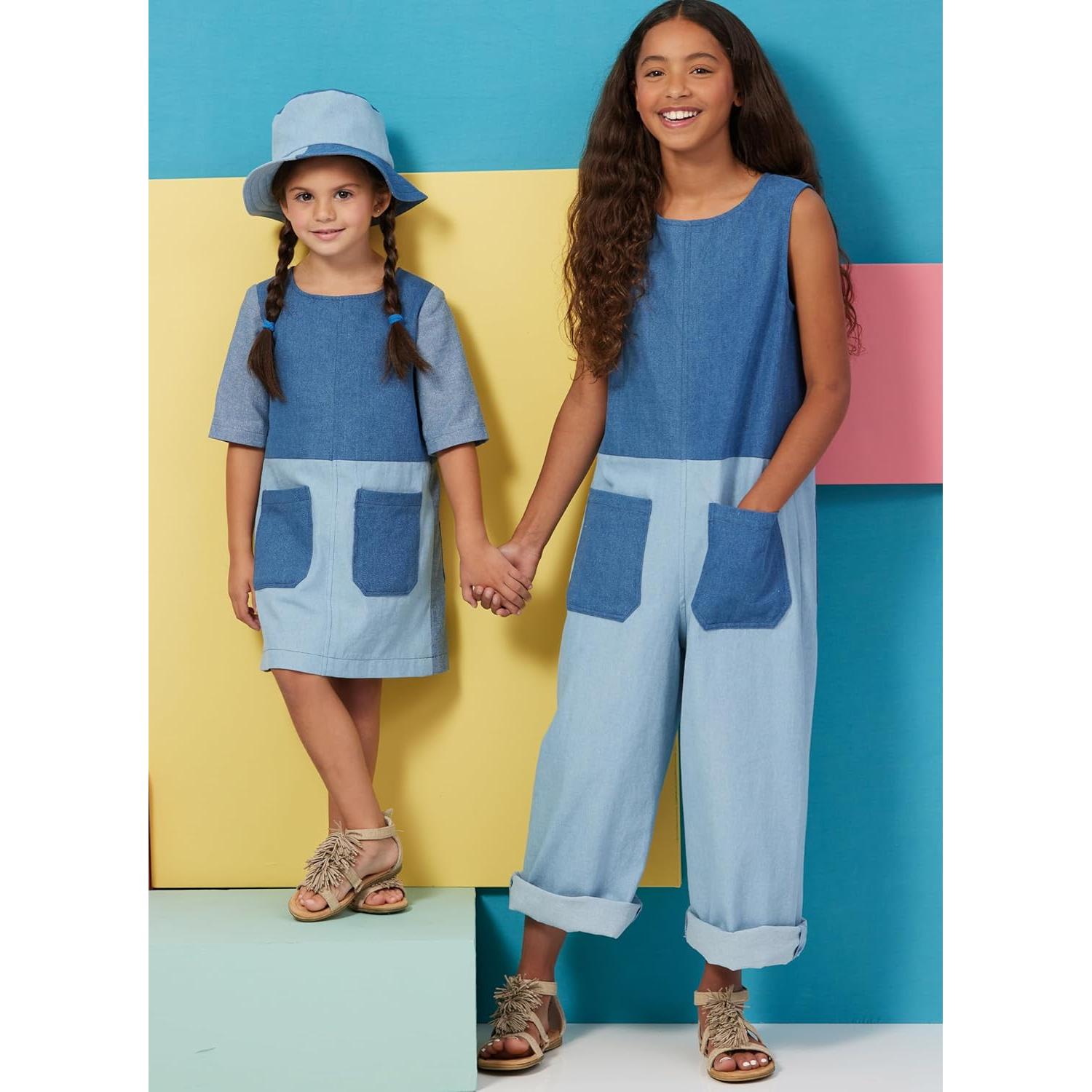 Kit de Patrón de Costura Butterick B6937 para Niños 3-6 Años