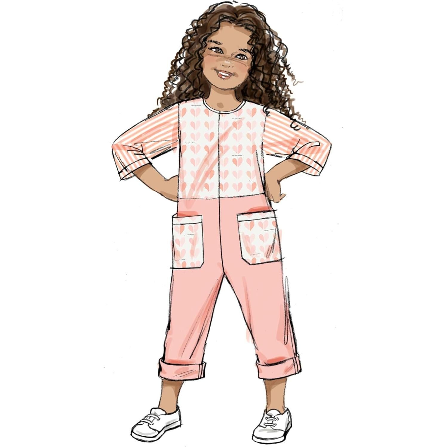 Kit de Patrón de Costura Butterick B6937 para Niños 3-6 Años