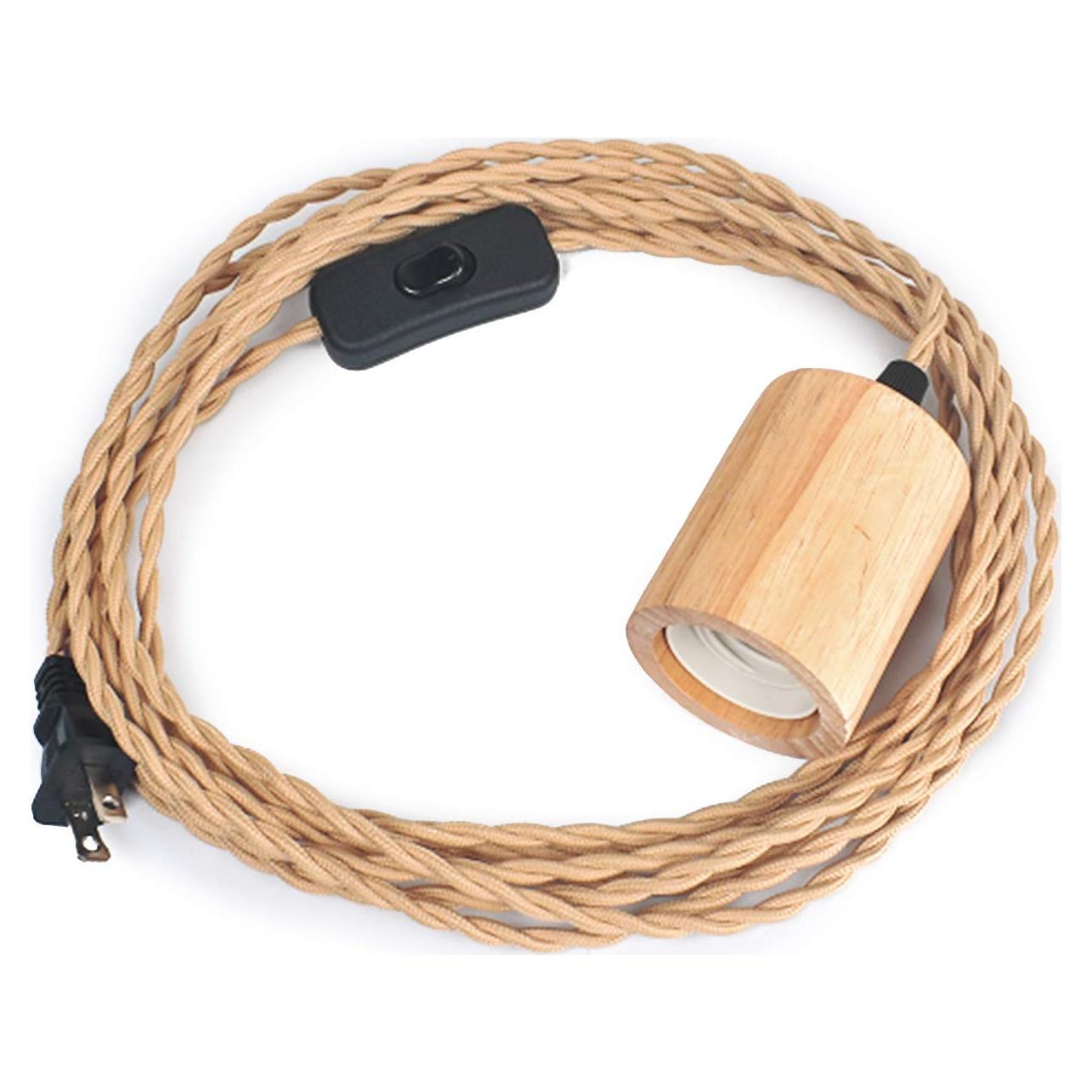 Kit de luz colgante vintage Arturesthome 1.52m E26/E27 con interruptor