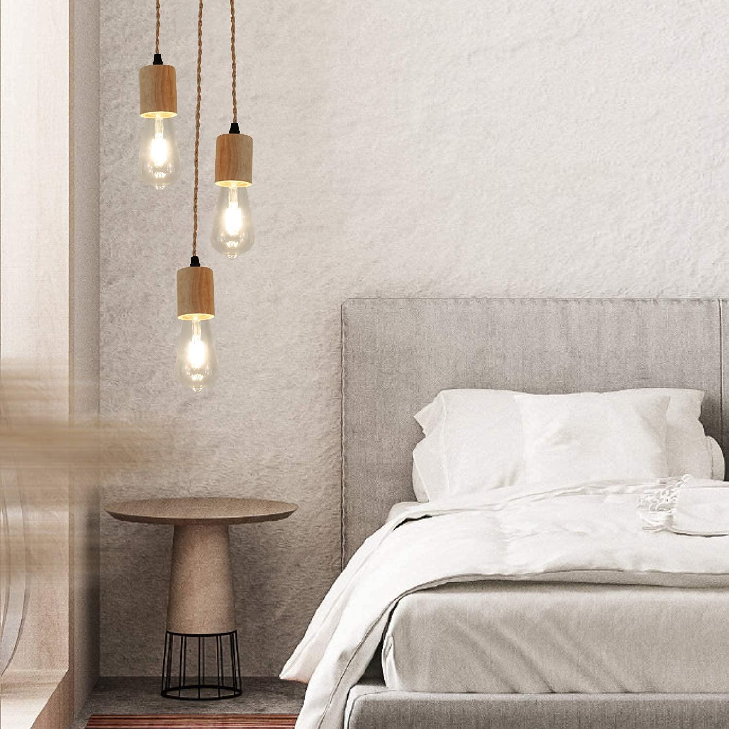 Kit de luz colgante vintage Arturesthome 1.52m E26/E27 con interruptor