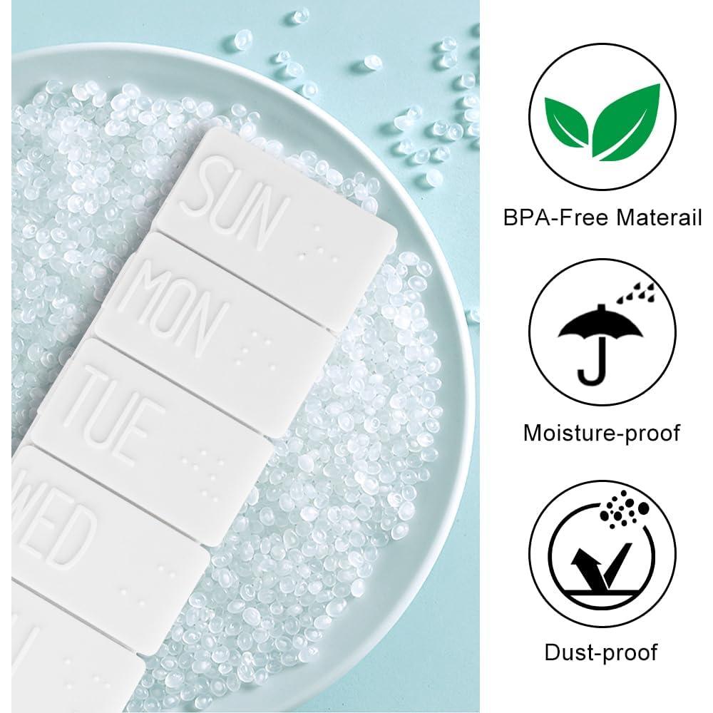 Organizador Semanal de Pastillas Sanderala 2Pack 14 Compartimentos