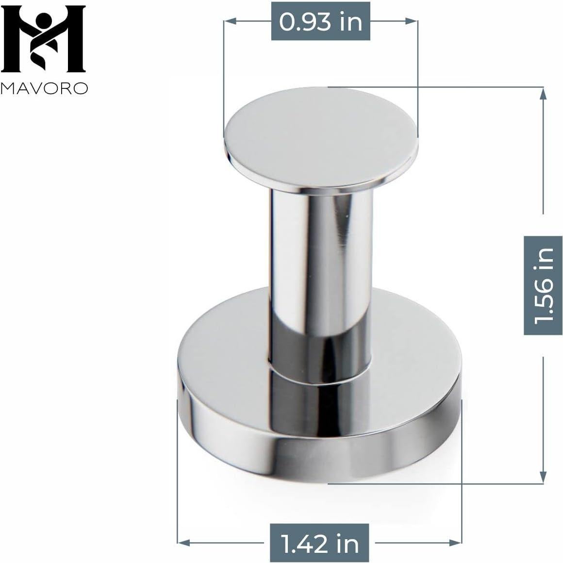 Ganchos Magnéticos Mavoro para Colgar Abrigos - Paquete de 4