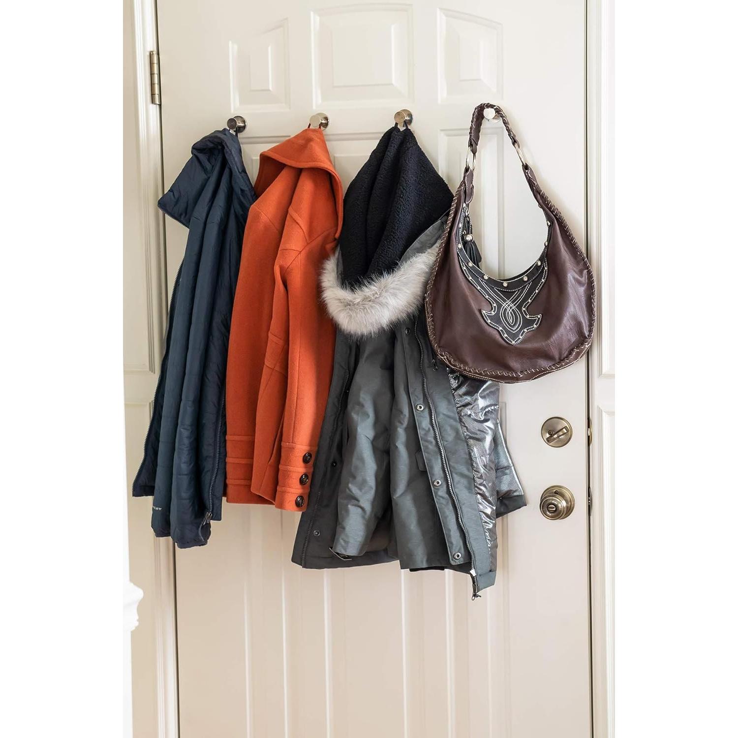 Ganchos Magnéticos Mavoro para Colgar Abrigos - Paquete de 4