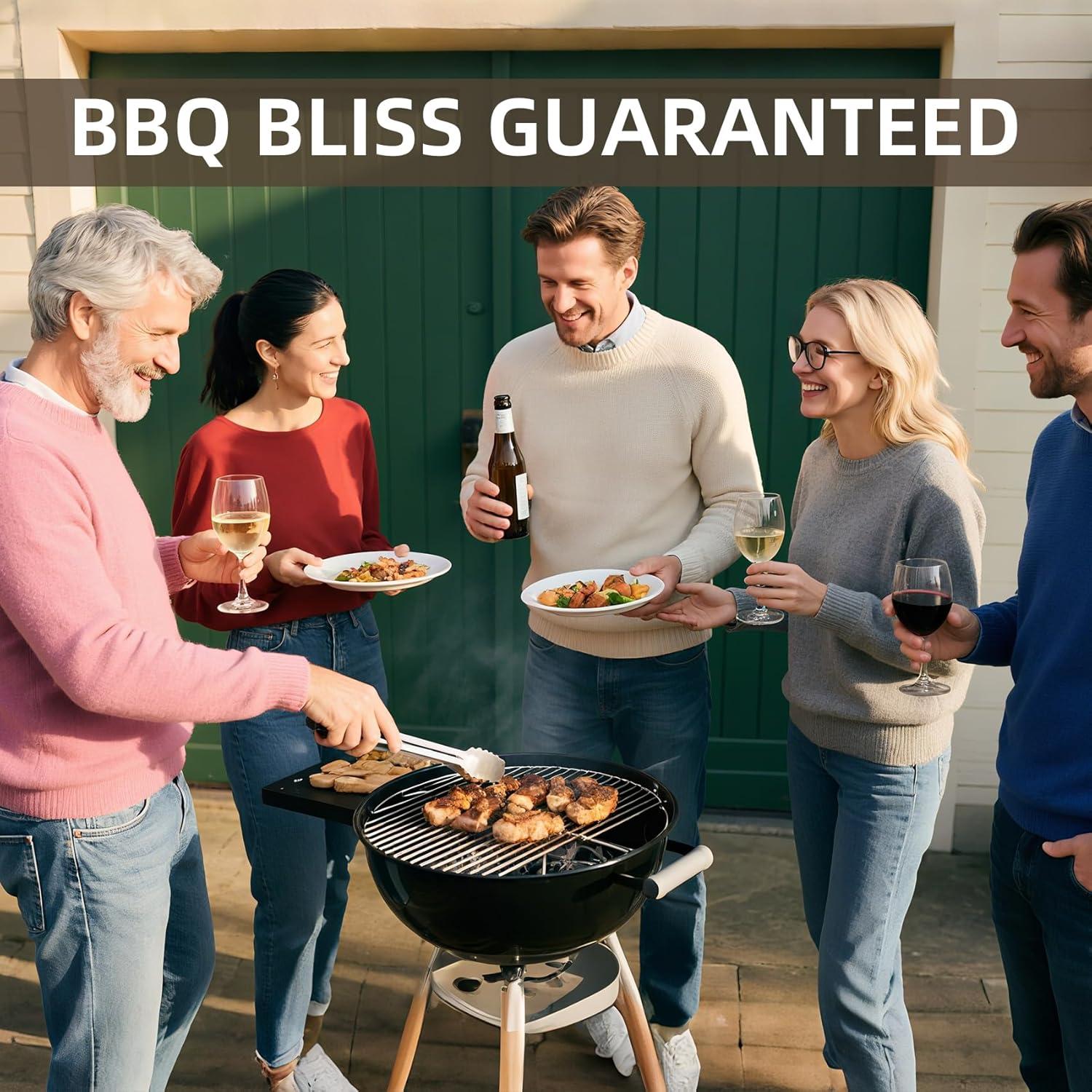 Pinchos de Acero Inoxidable Lightique 33 cm - 10 Paquetes BBQ