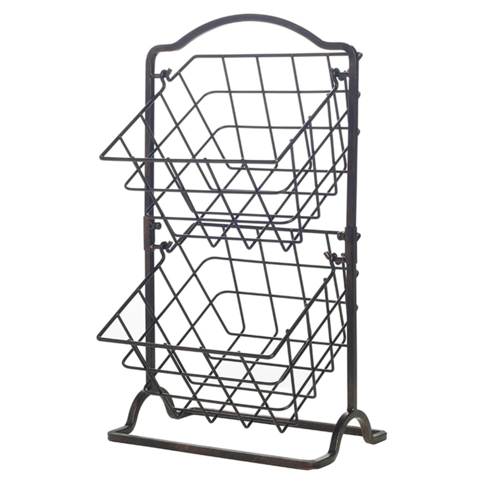 Canasta de Almacenamiento de Frutas Gourmet Basics Mikasa 2 Niveles