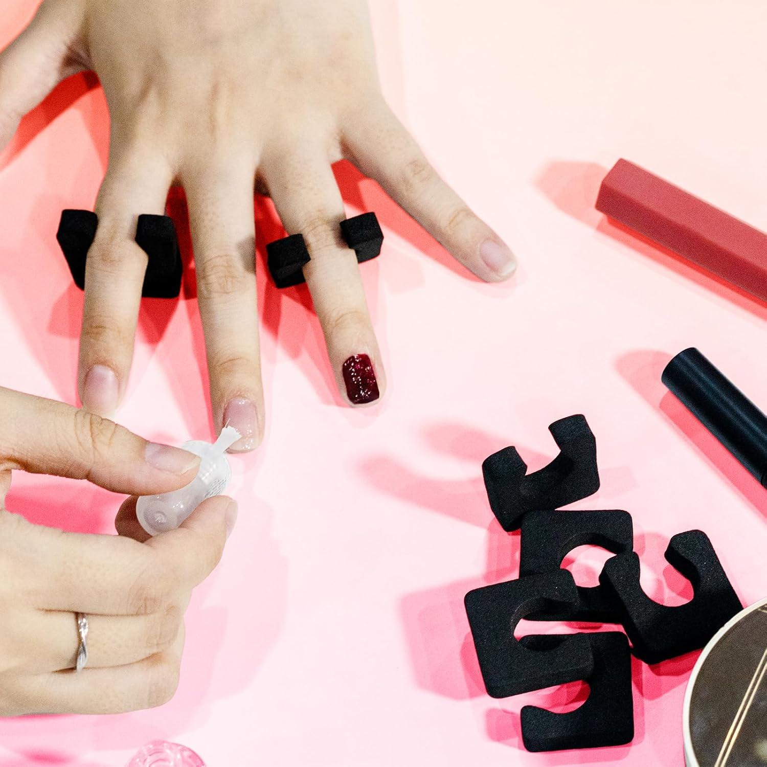 600 Separadores de Dedos de Espuma EVA Tewloss - Negro