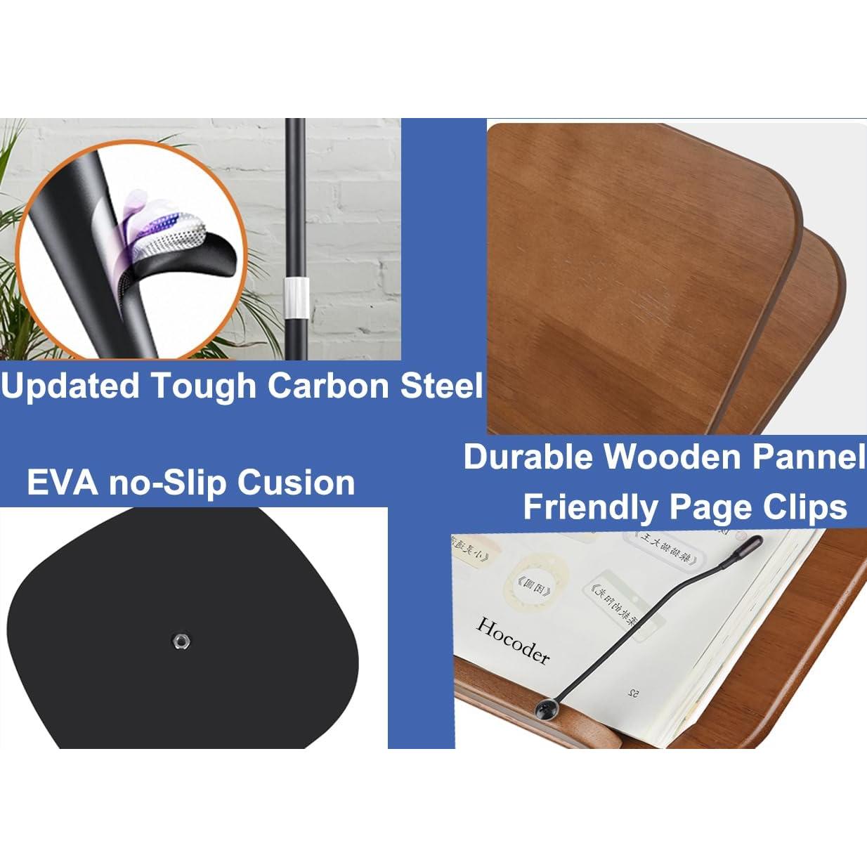 Soporte de Libro Ajustable Hocoder - Altura 50.8 a 170.2 cm